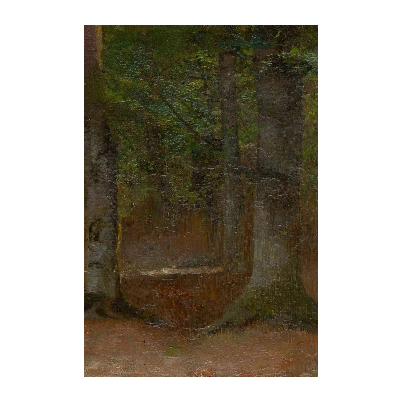 Serene Forest Canopy Landscape Wall Art