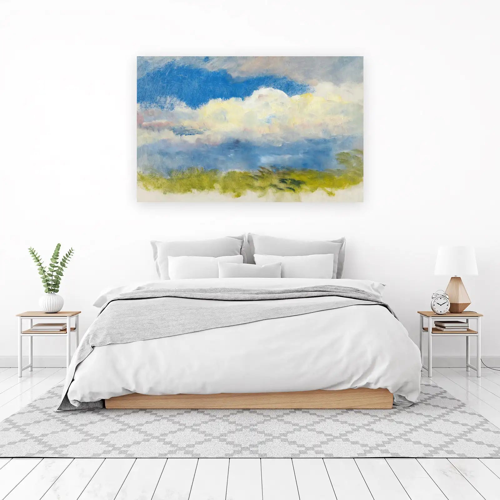 Impressionist Sky & Meadow Wall Art