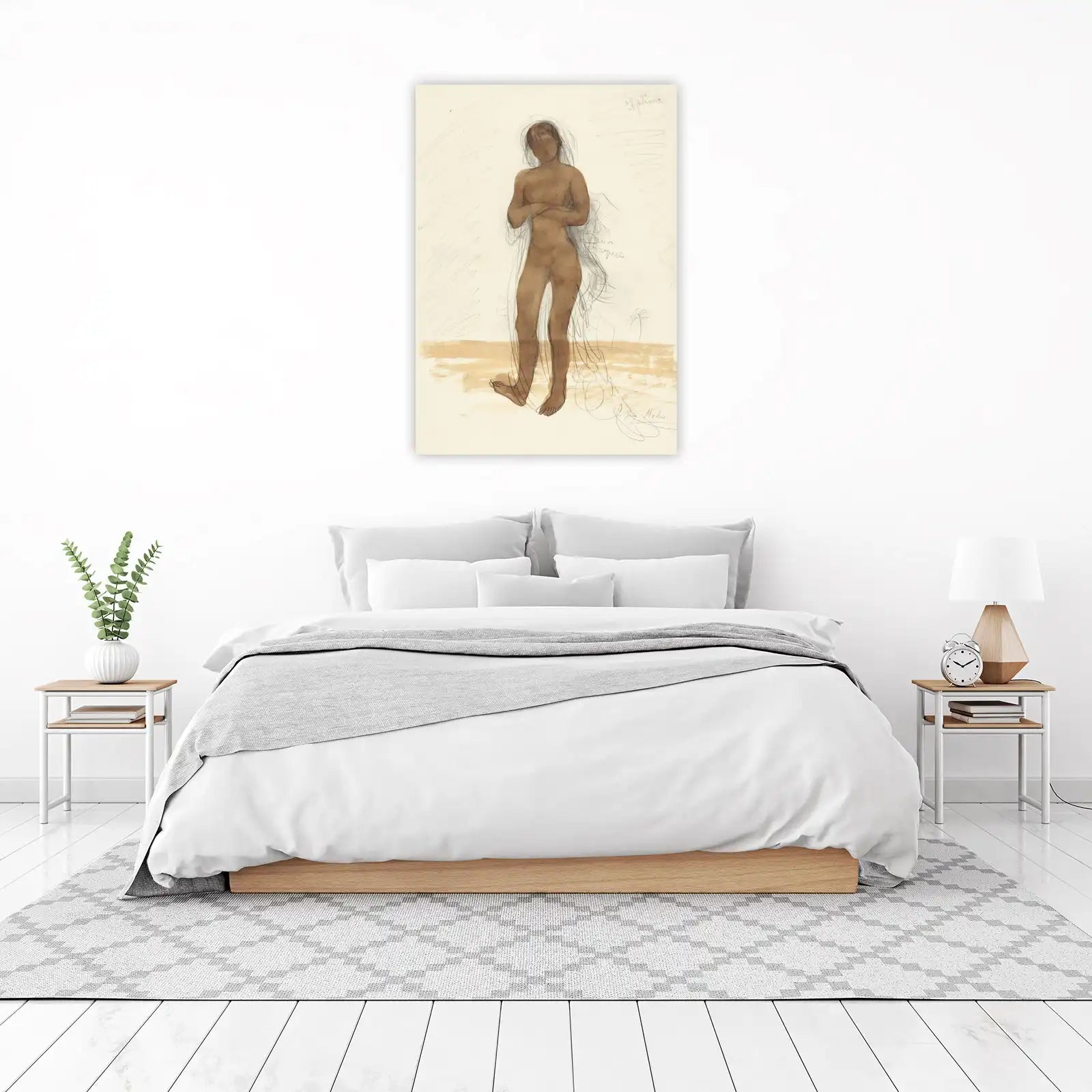 Ethereal Nude Beach Study Wall Art