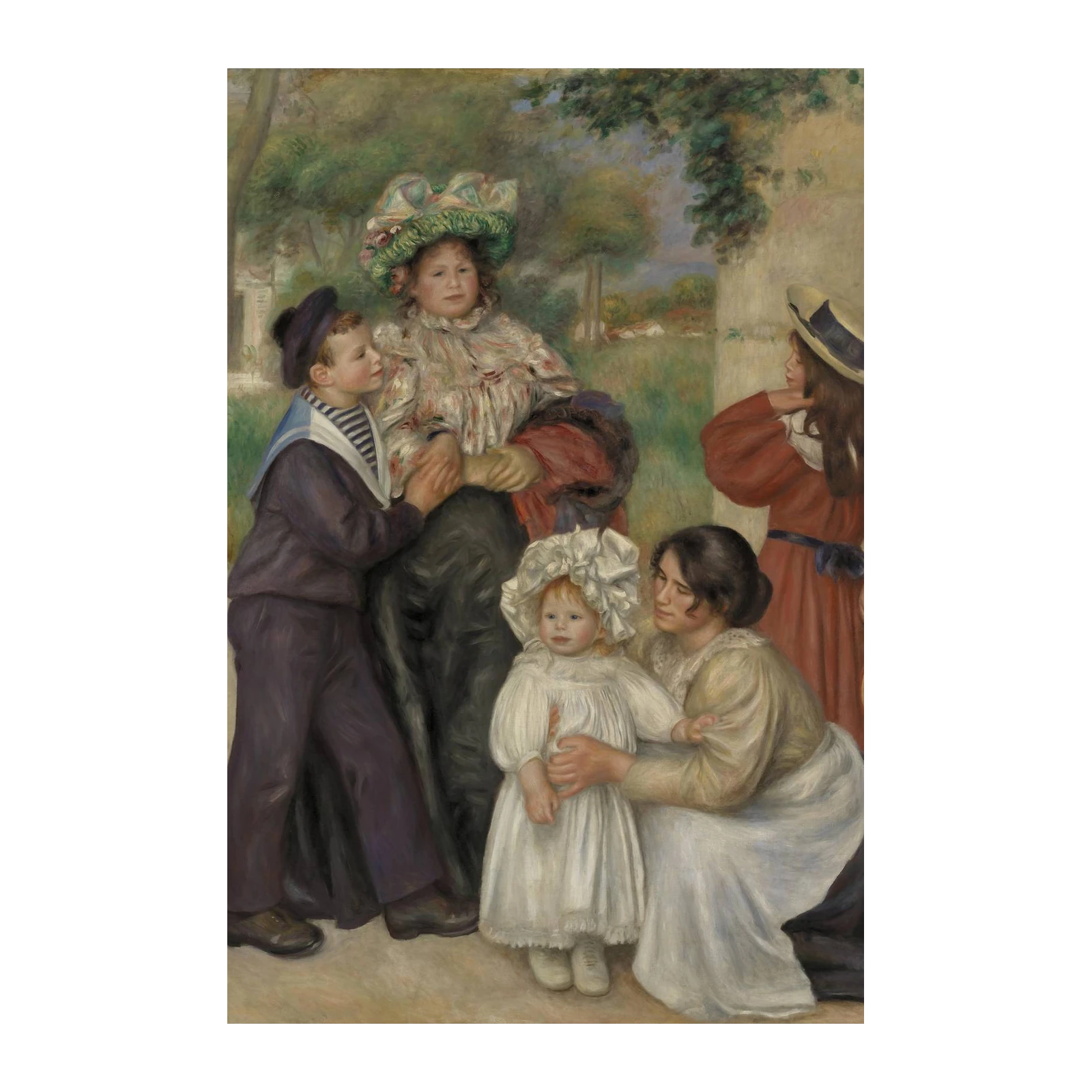 Renoir Family Portrait Impressionist Wall Art