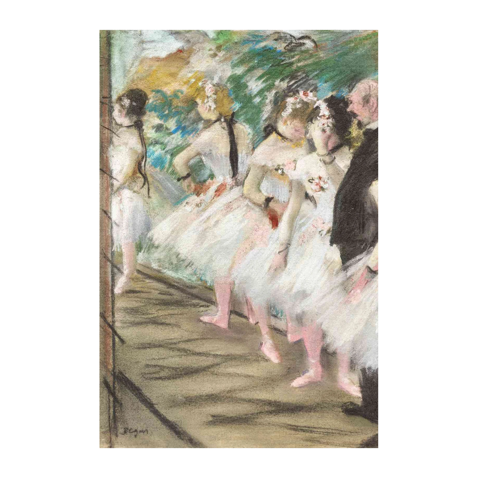 Dancers Ballet Scene Impressionist Wall Art