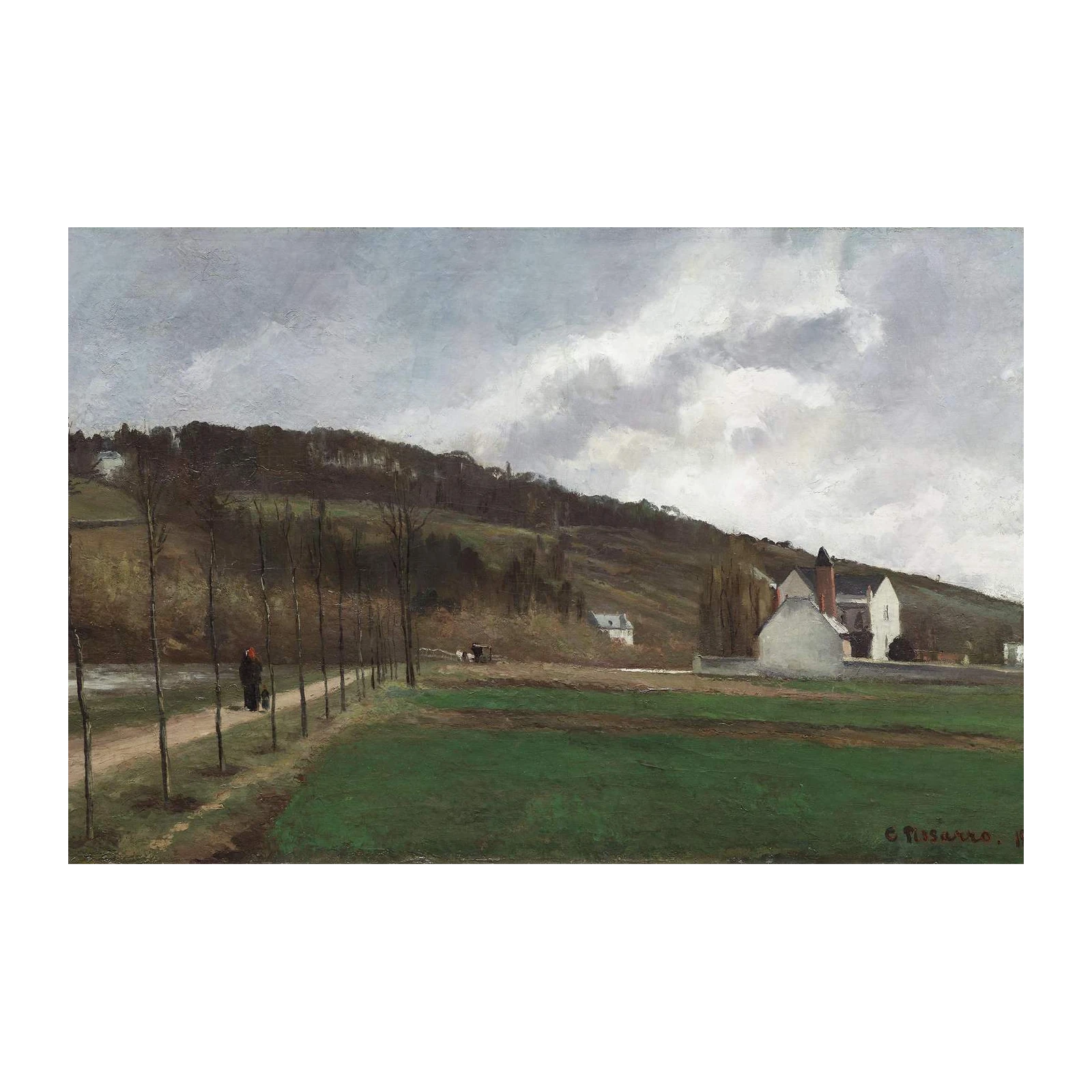 Peaceful Countryside Landscape Wall Art