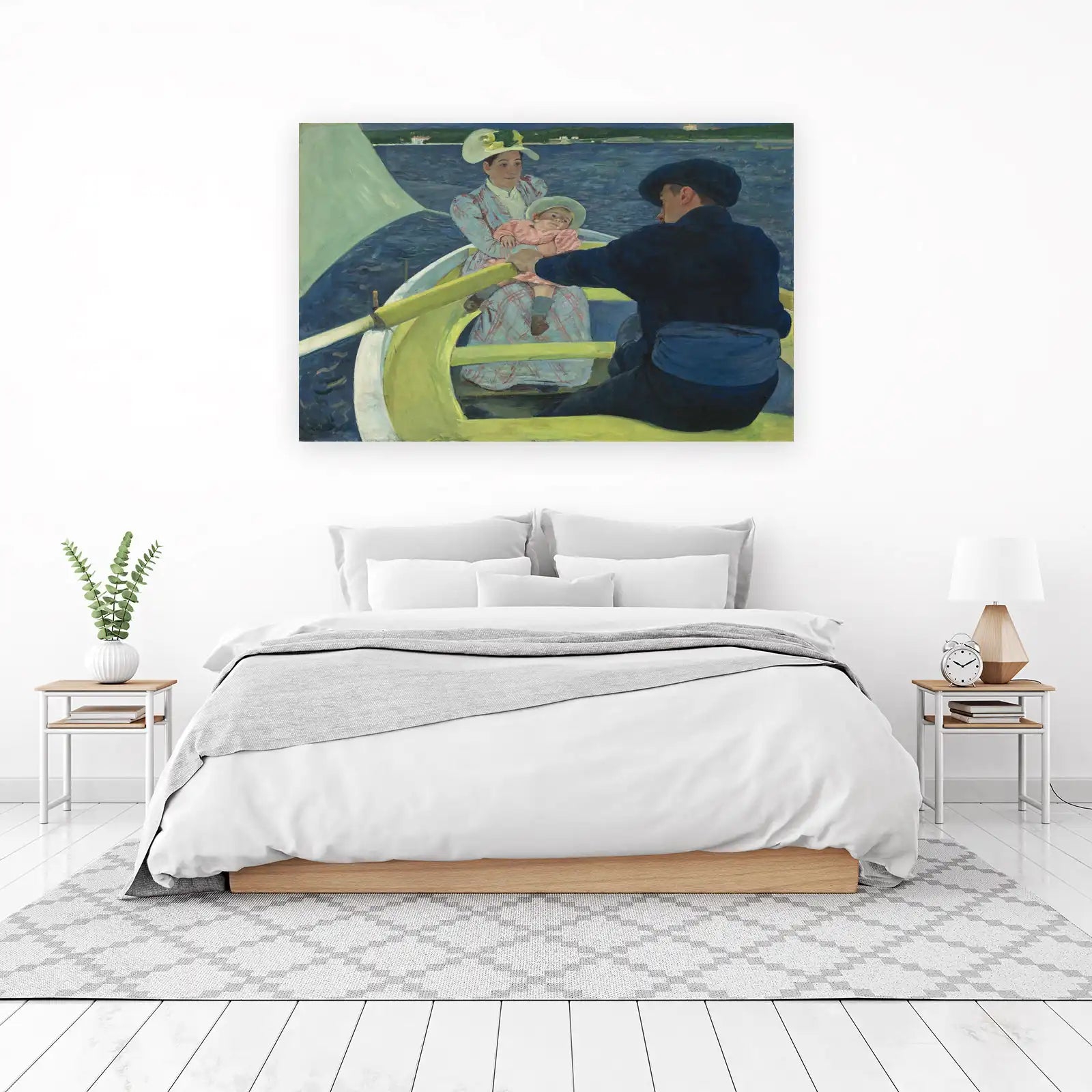 Family Boat Trip Impressionist Wall Art