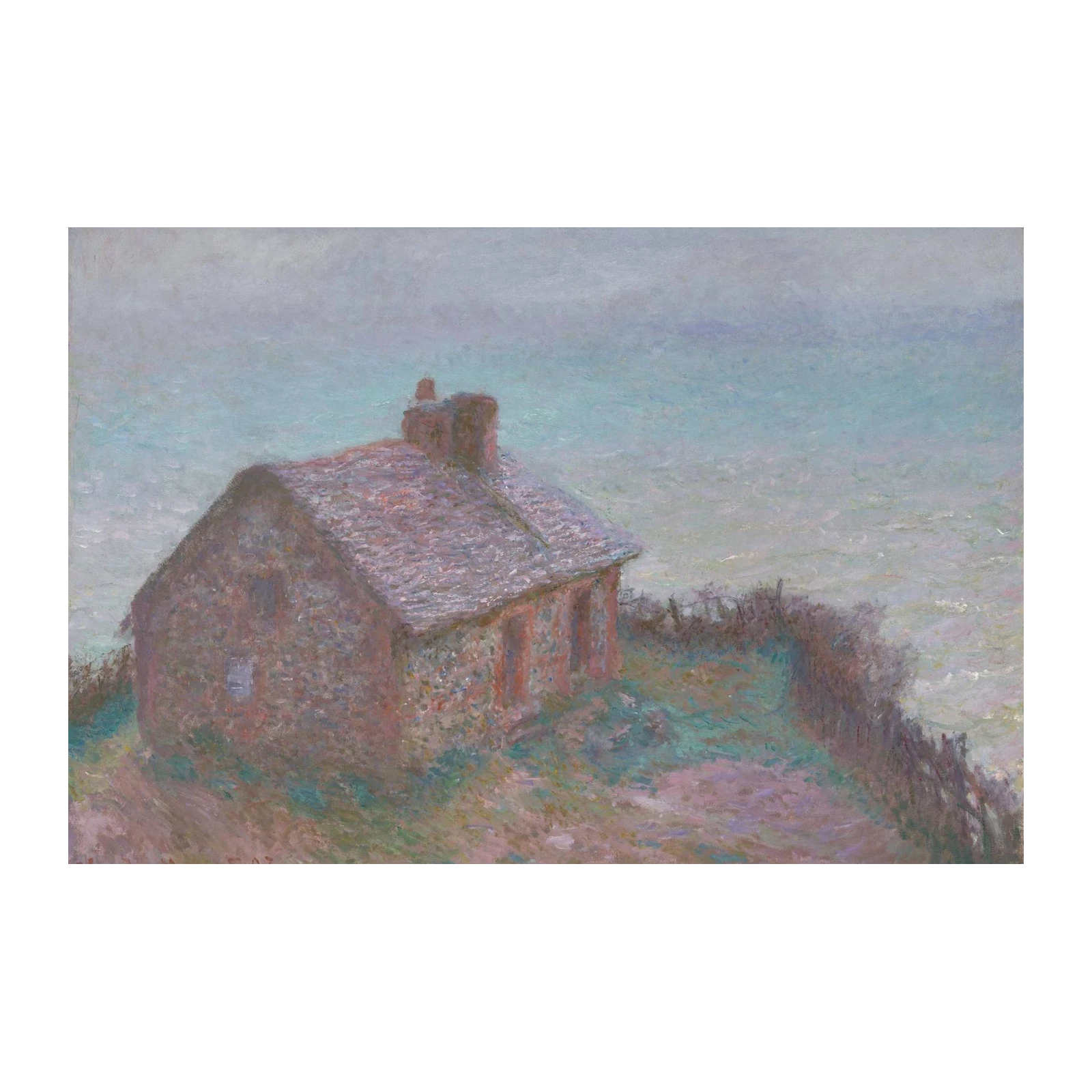 Impressionist Coastal Cottage Wall Art