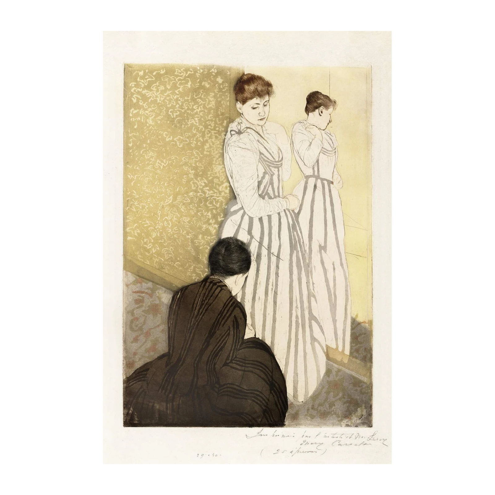 Impressionist Fashion Scene Wall Art