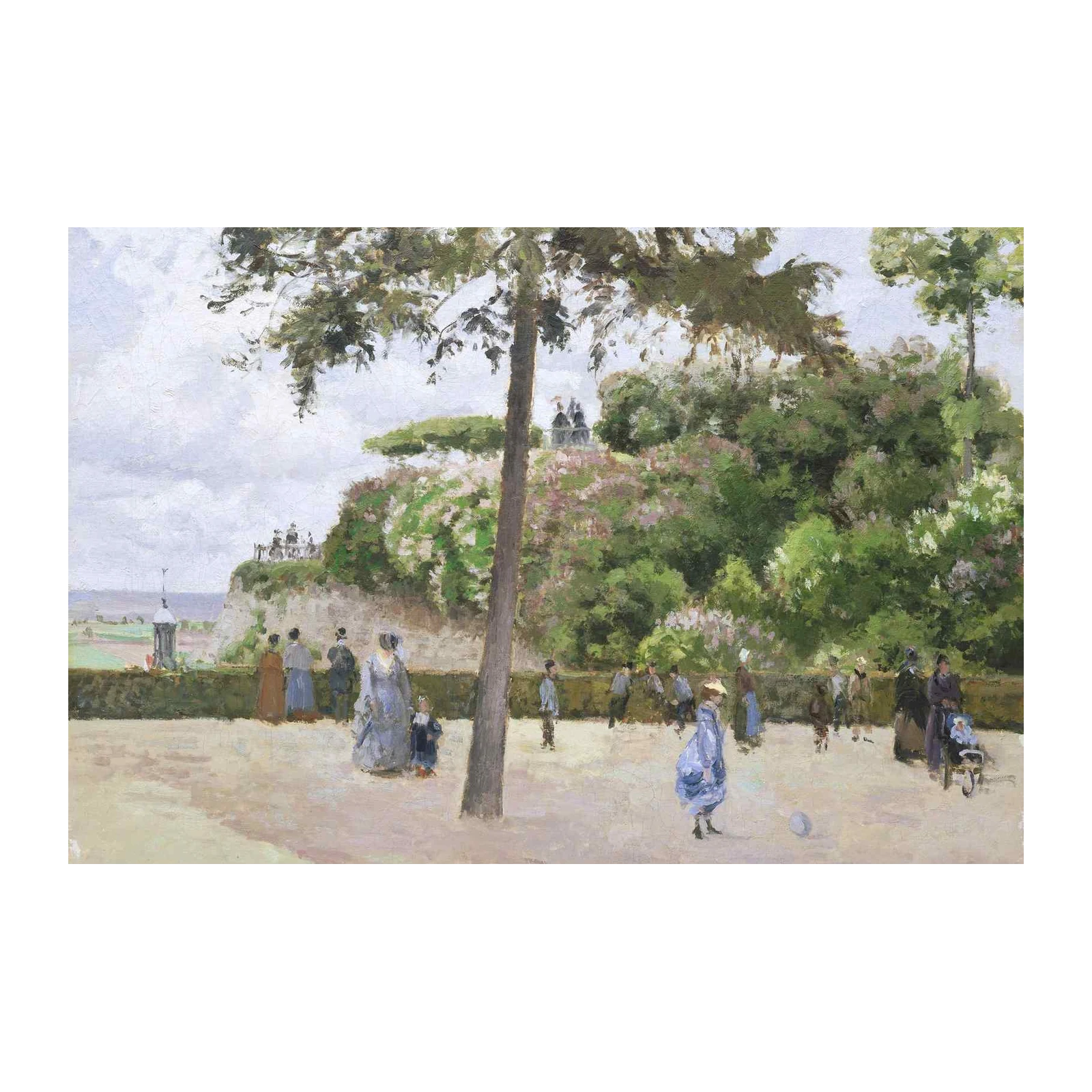 Impressionist Garden Stroll Wall Art