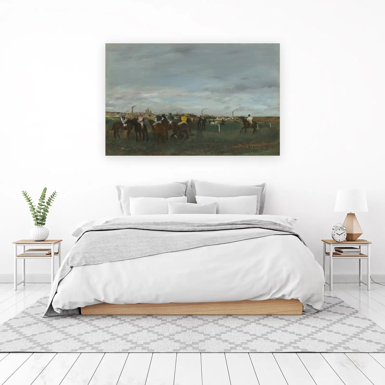 Impressionist Horse Race Wall Art