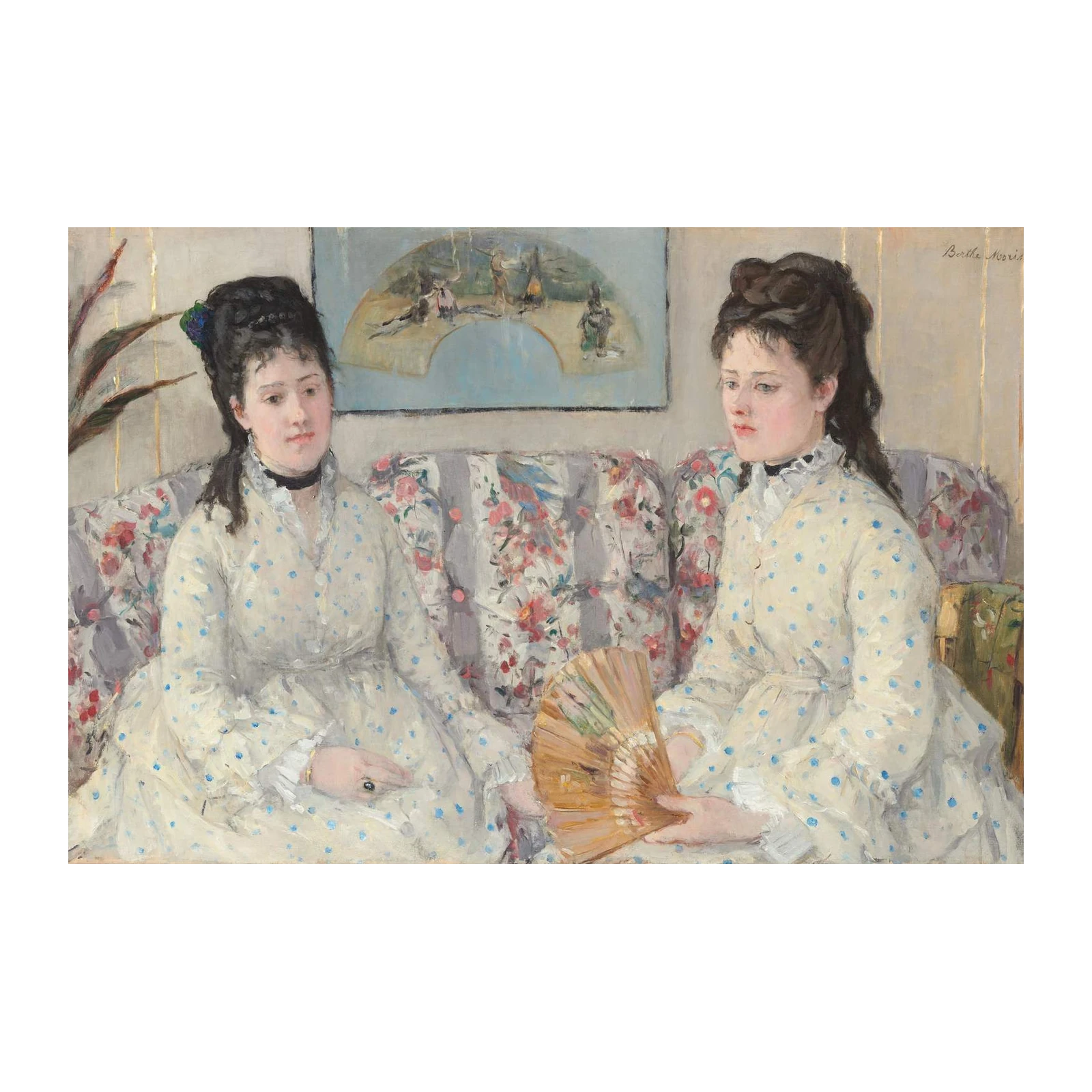 Elegant Victorian Women Portrait Wall Art