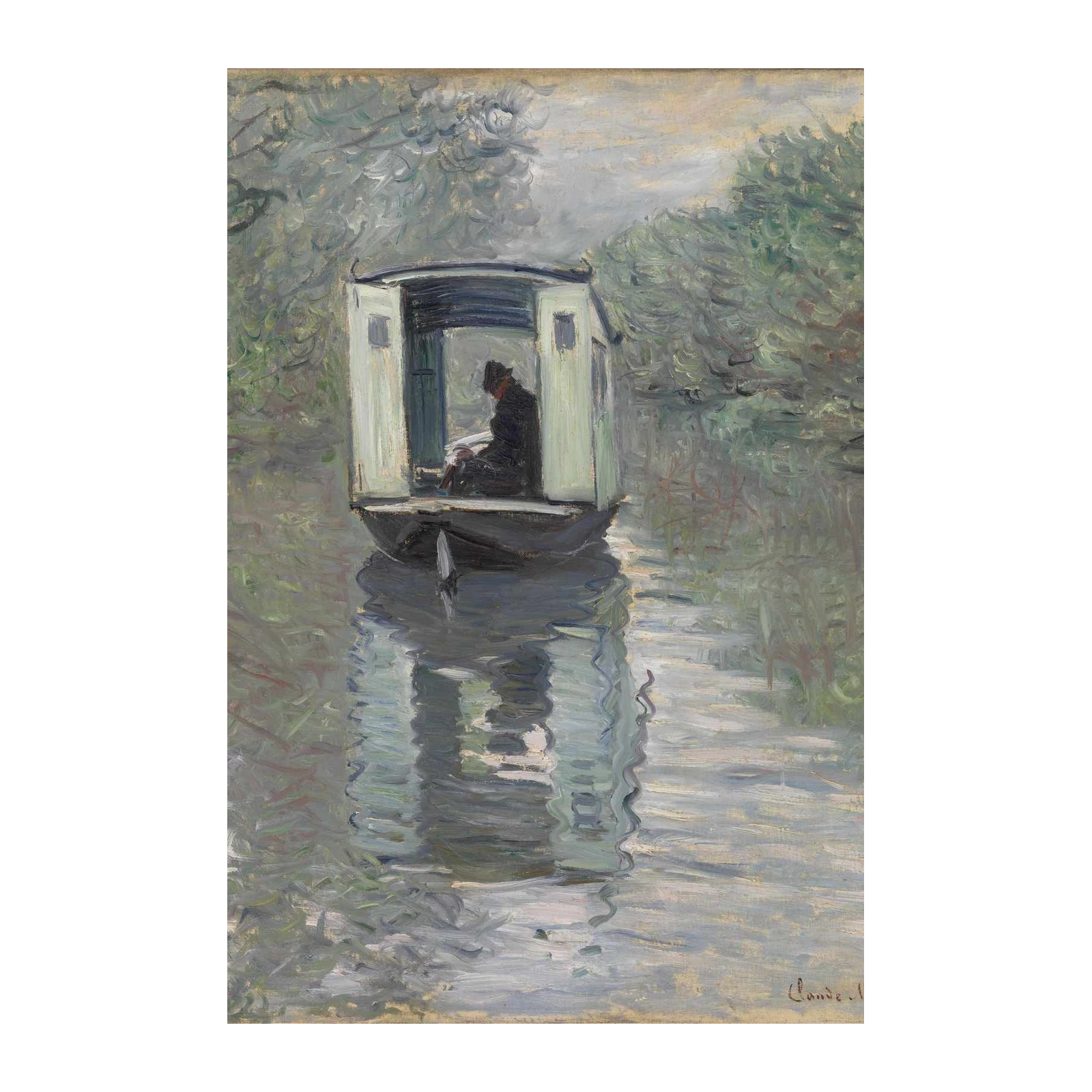 Impressionist River Scene Wall Art