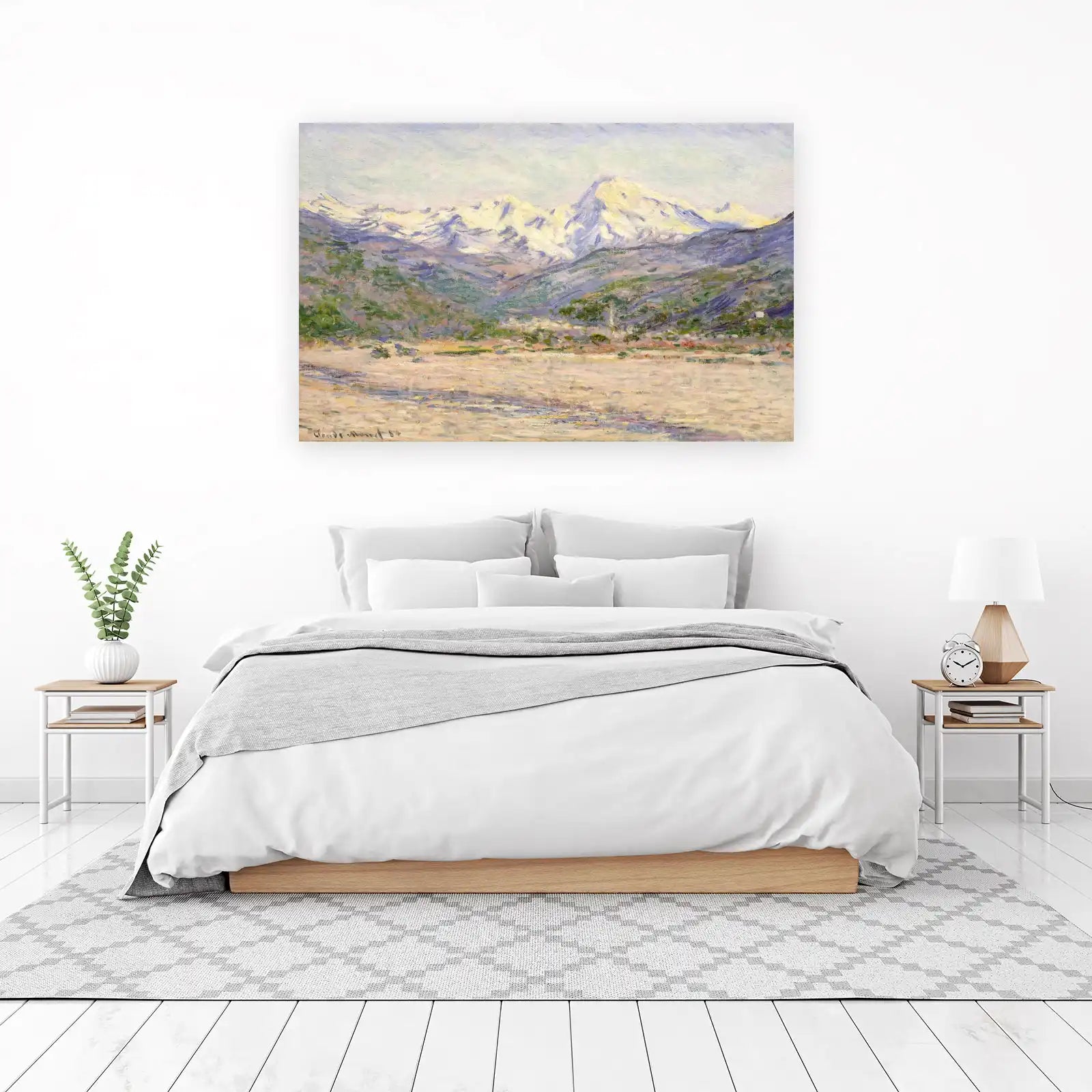 Impressionist Mountain Serenity Wall Art