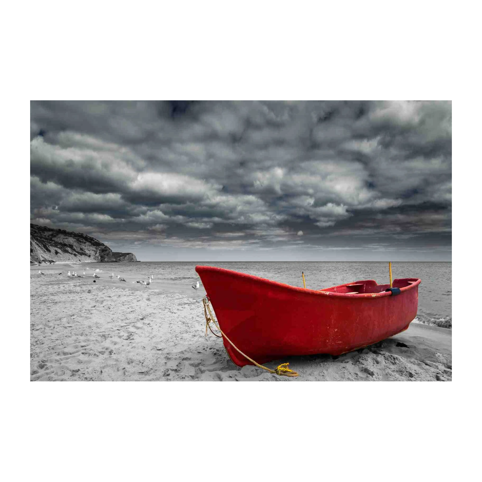 Crimson Tide Boat Beach Wall Art