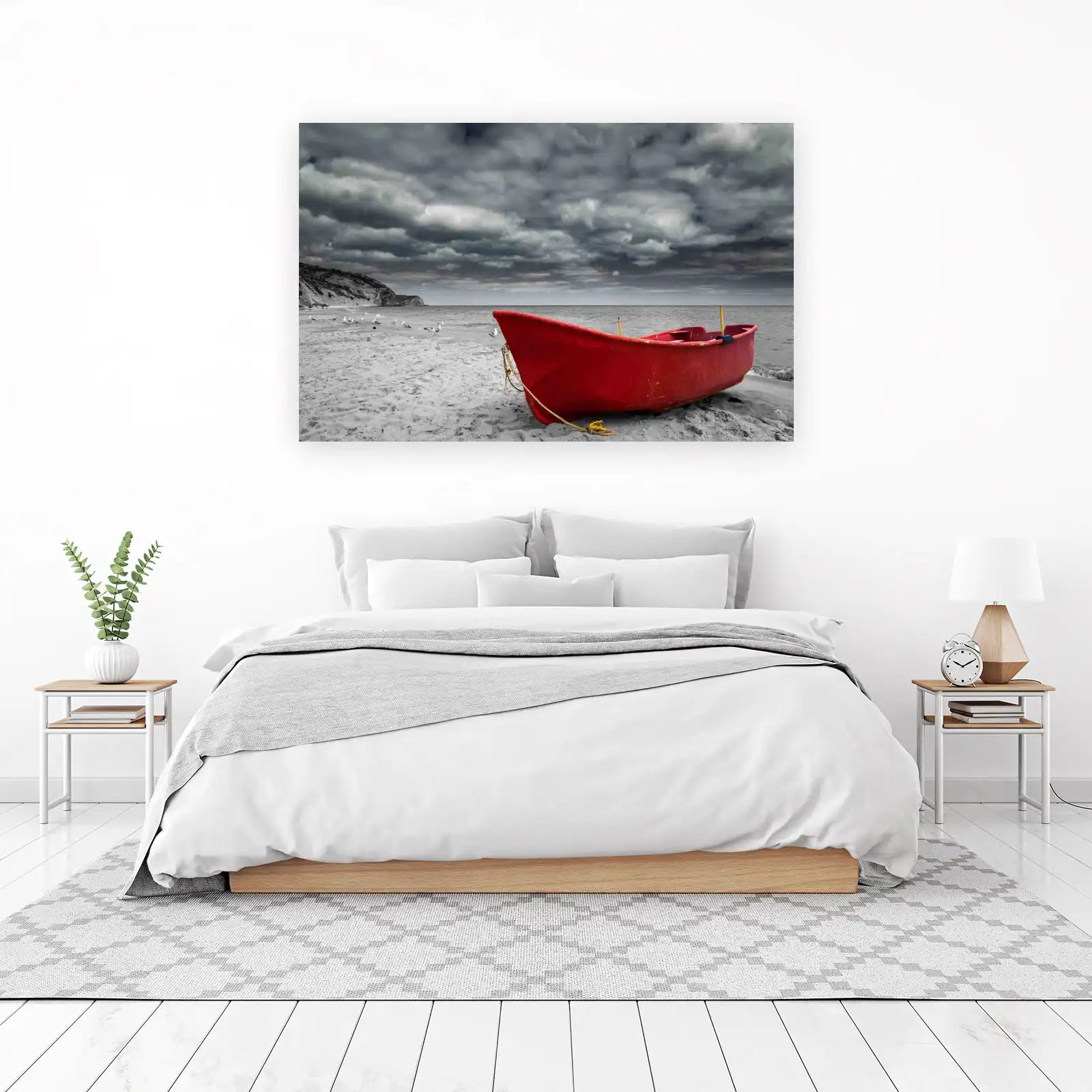 Crimson Tide Boat Beach Wall Art
