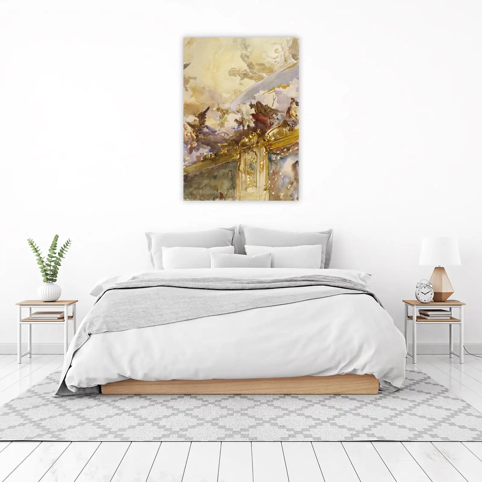 Classical Cherub & Gold Ornate Wall Art