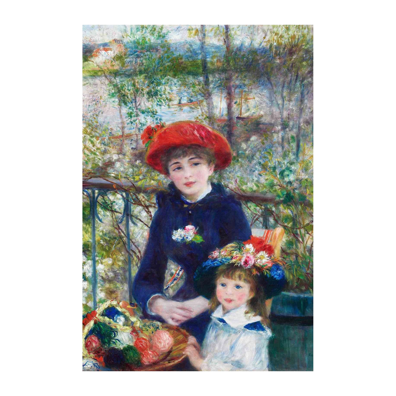 Impressionist Portrait of Women & Child Wall Art