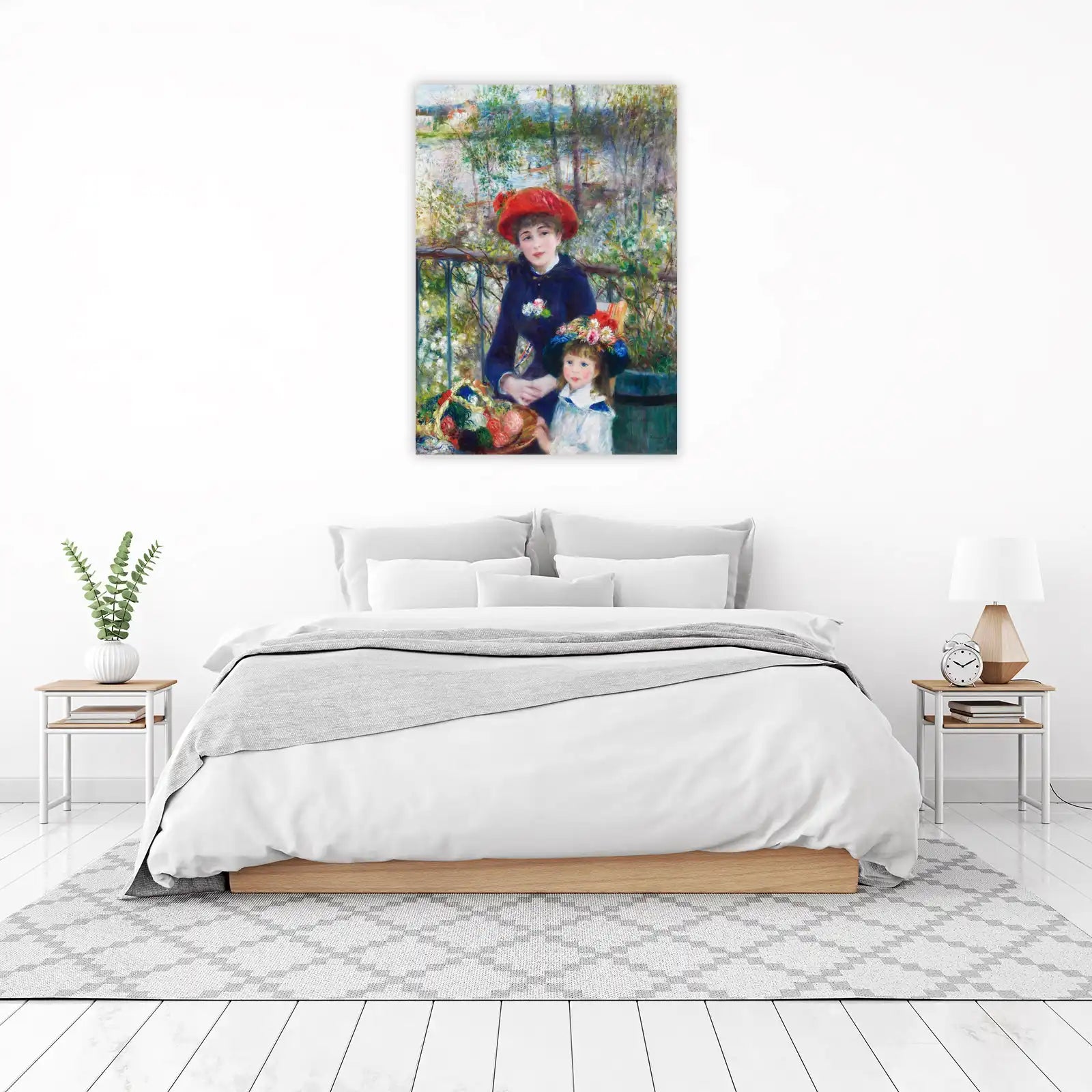 Impressionist Portrait of Women & Child Wall Art