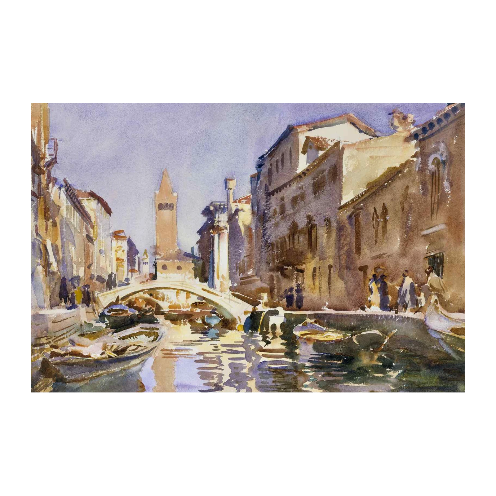Venetian Canal Light & Shadow Wall Art