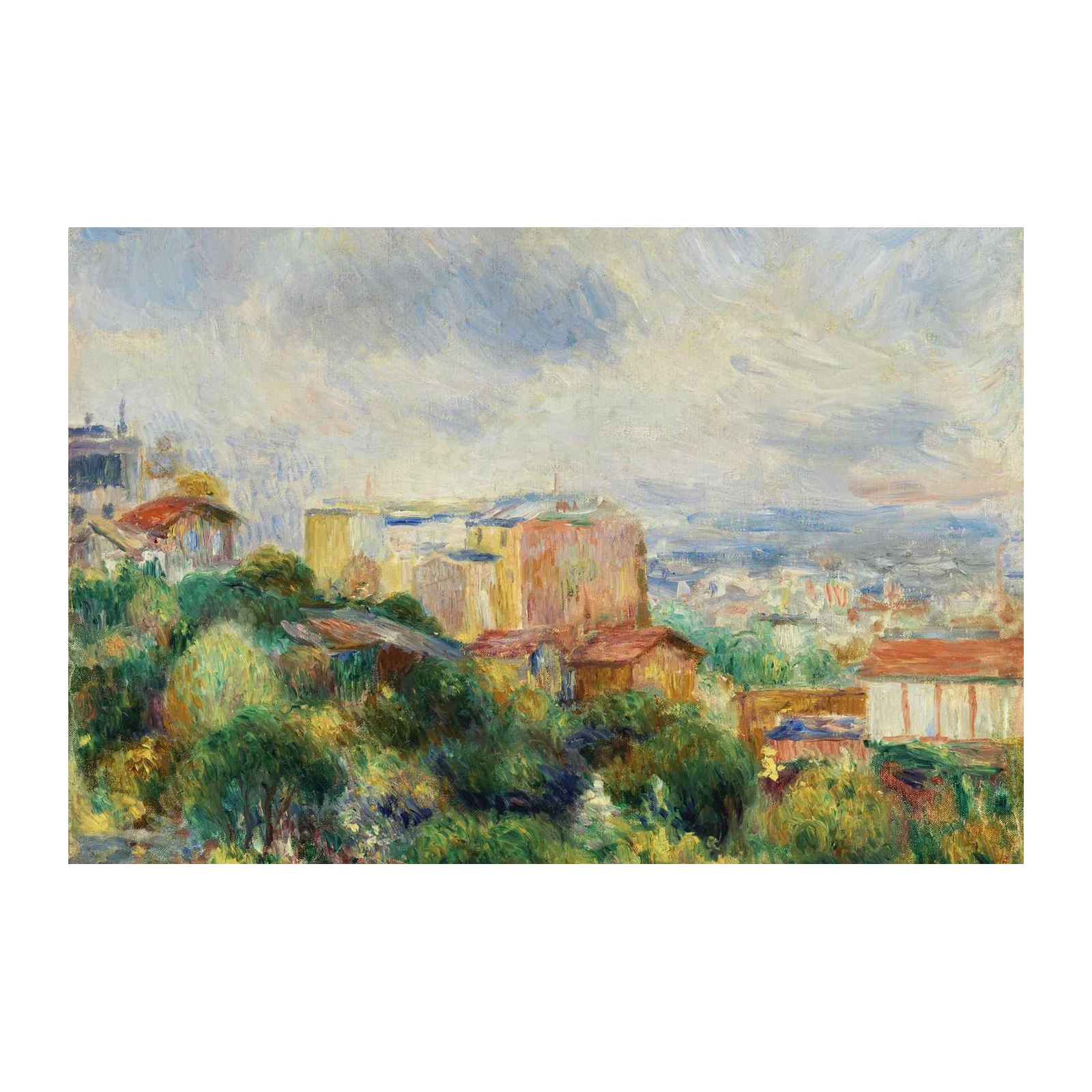 Impressionist Cityscape Serenity Wall Art