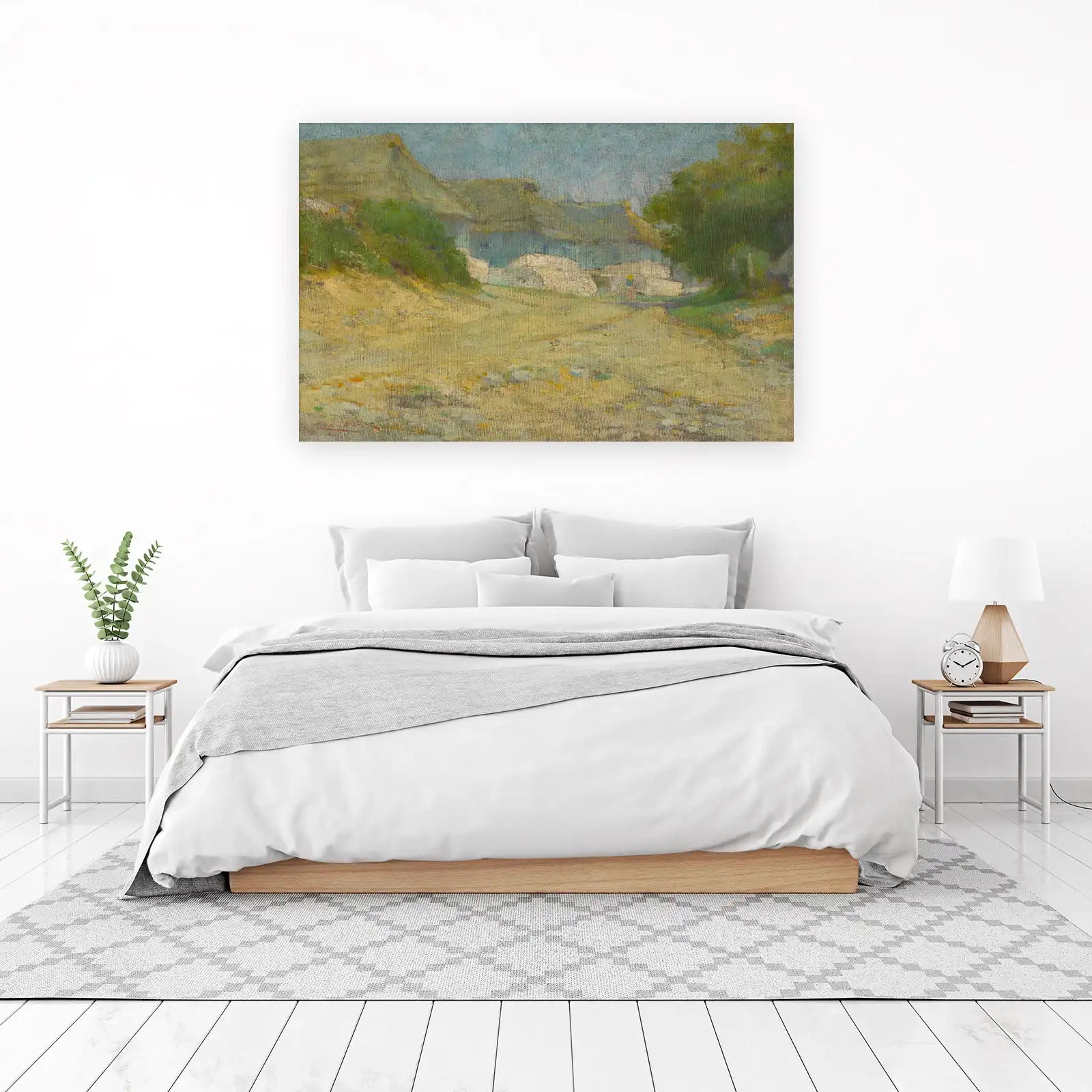 Serene Countryside Landscape Wall Art