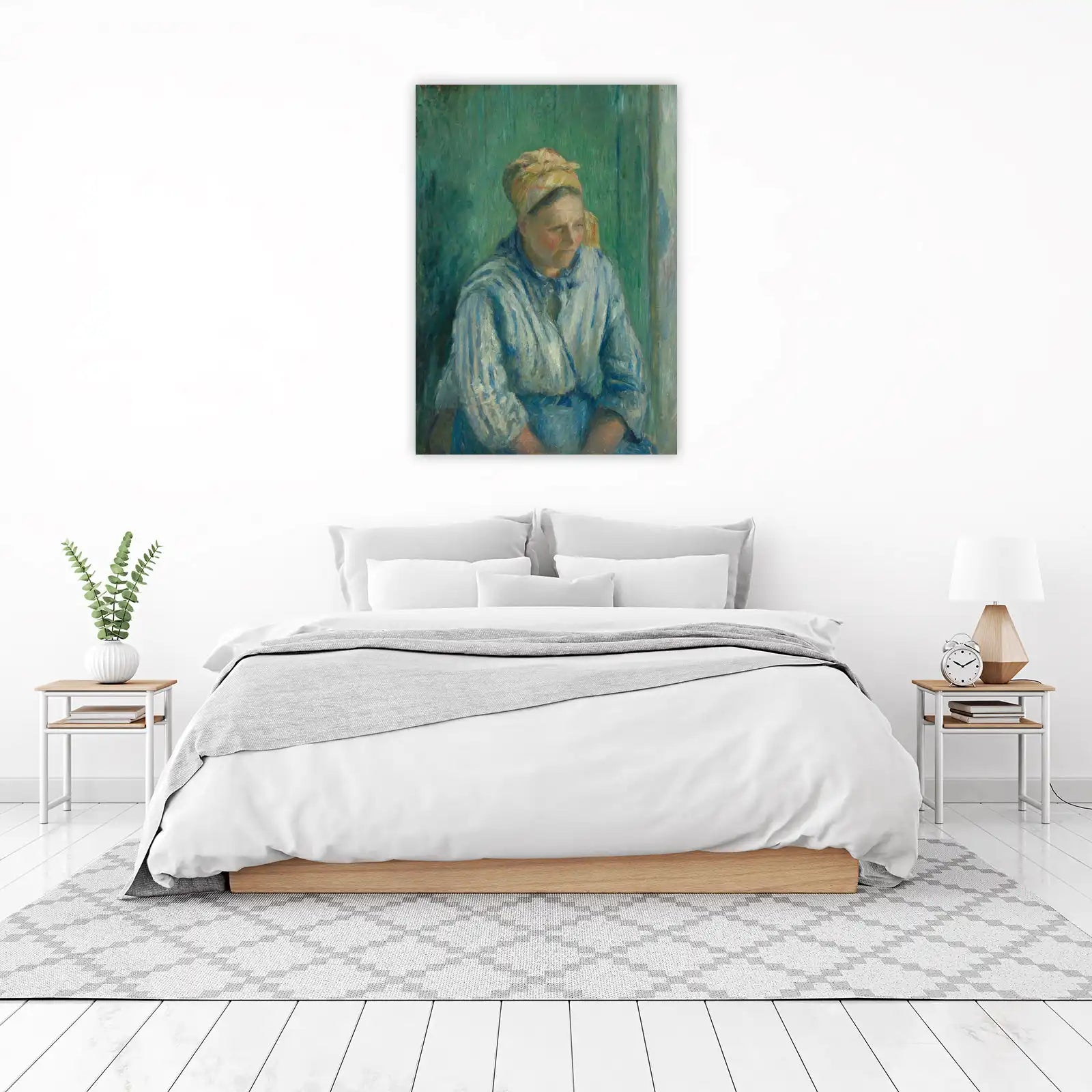 Impressionist Woman Portrait Wall Art
