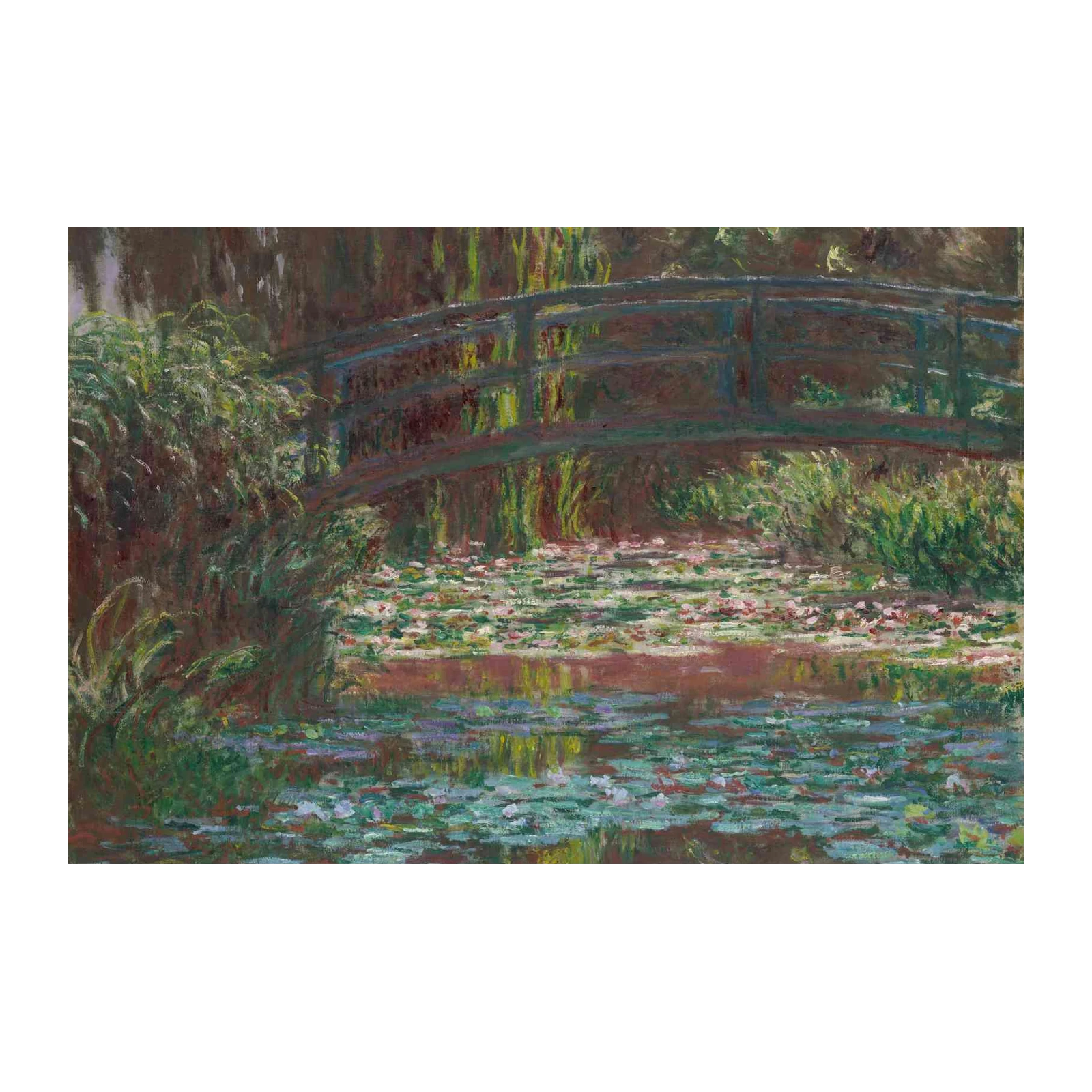 Monet's Japanese Bridge Wall Art