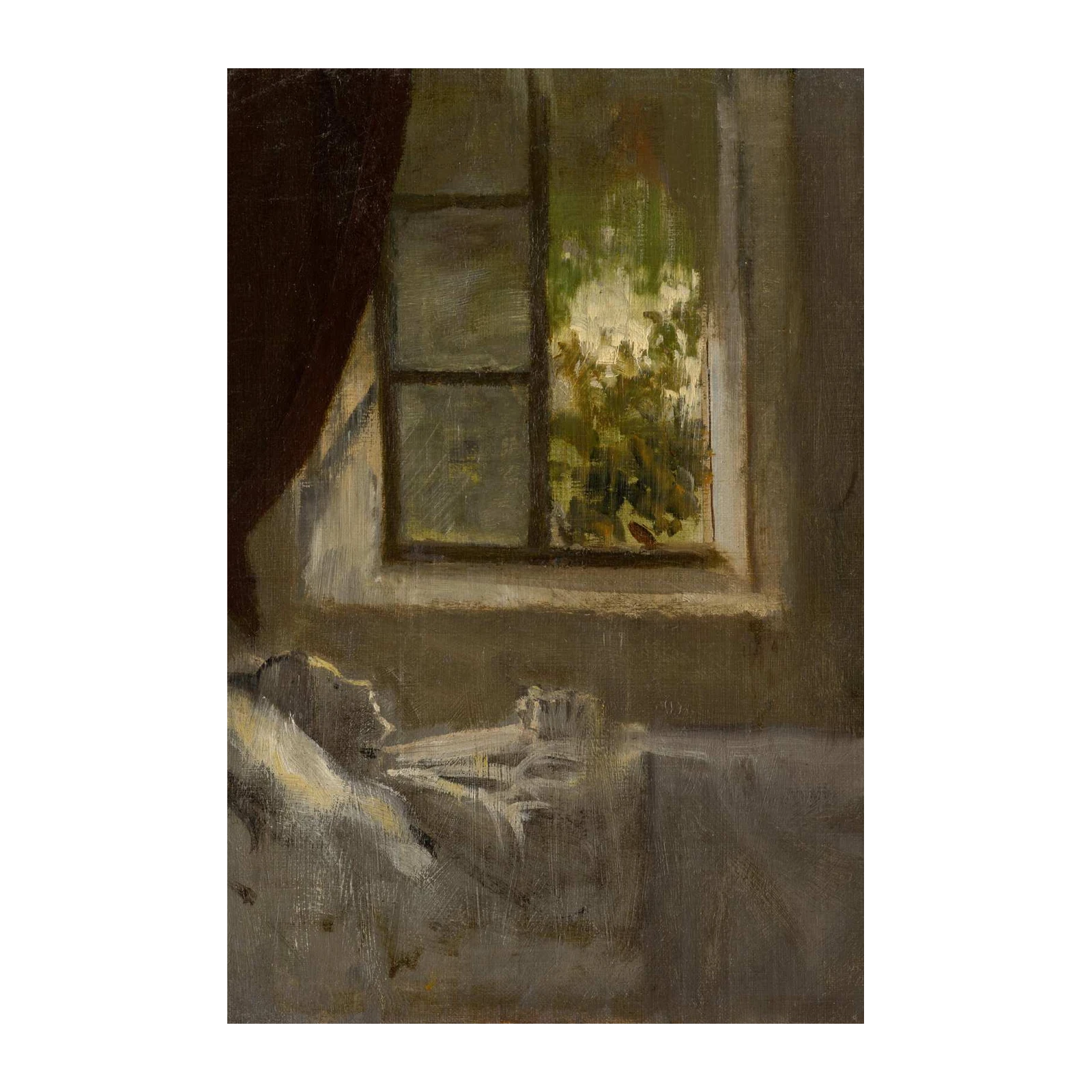 Serene Morning Light Window Wall Art