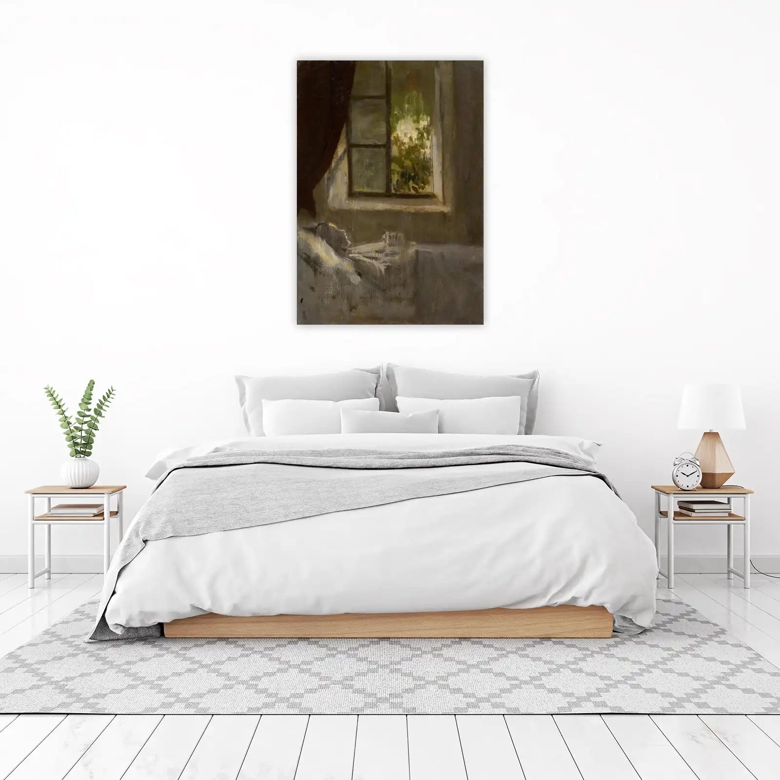 Serene Morning Light Window Wall Art