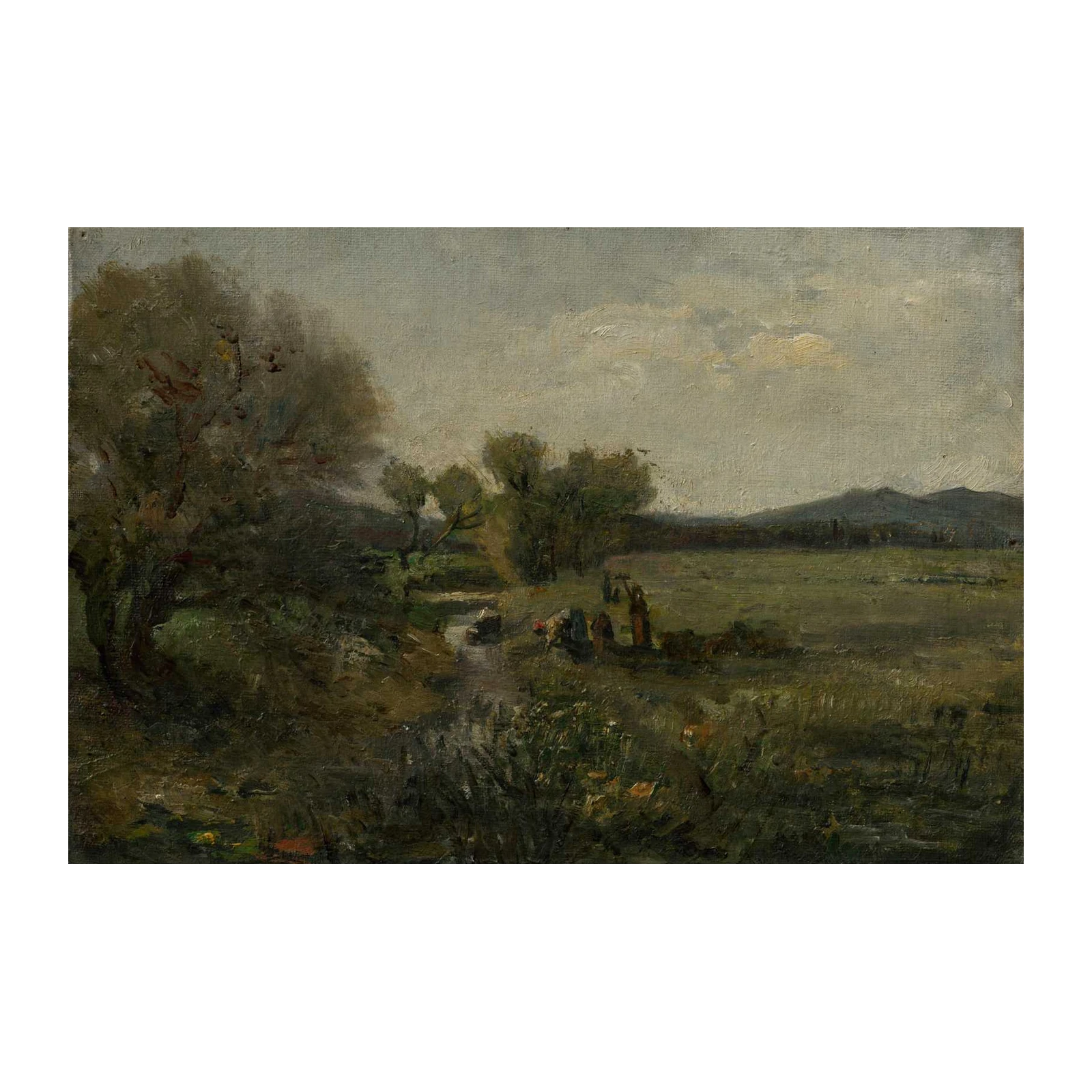 Serene Countryside Landscape Wall Art