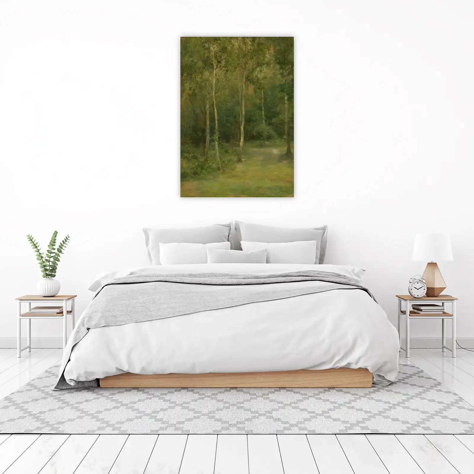 Serene Forest Path Landscape Wall Art