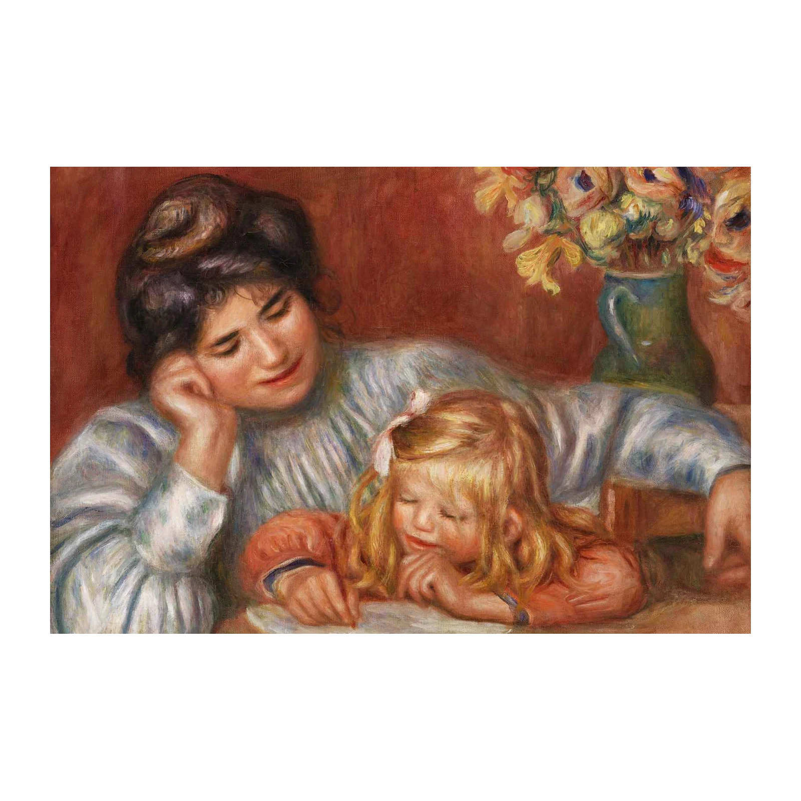 Renoir Mother and Child Art Wall Art