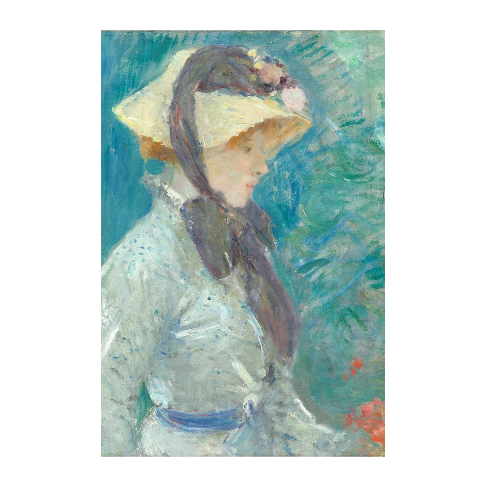 Impressionist Woman Portrait Wall Art
