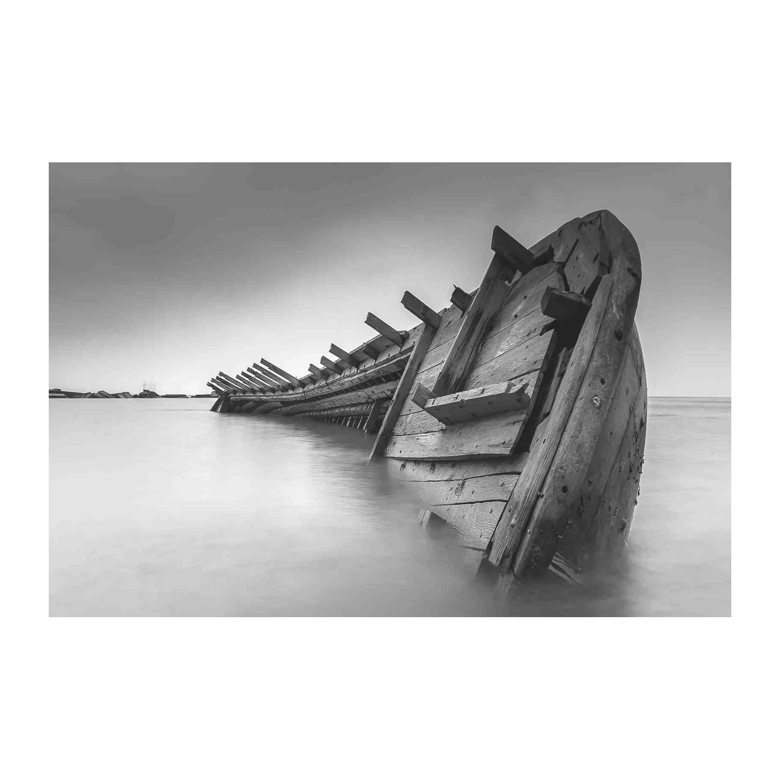 Rustic Shipwreck Coastal Wall Art Wall Art