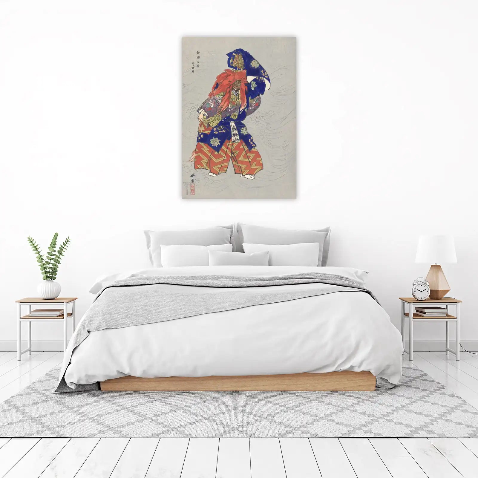 Japanese Kabuki Dancer Wall Art