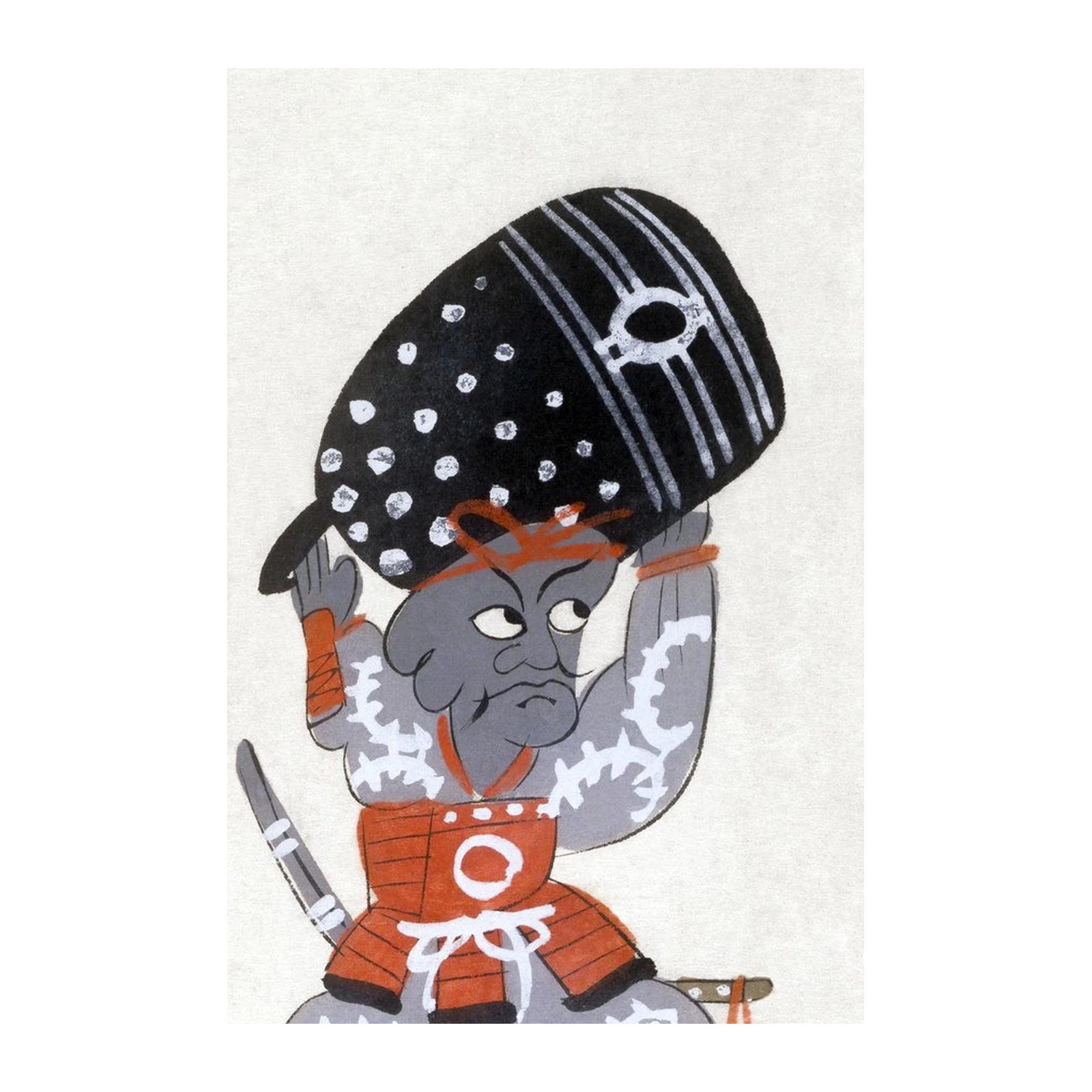 Unique Samurai Warrior Japanese Art Wall Art