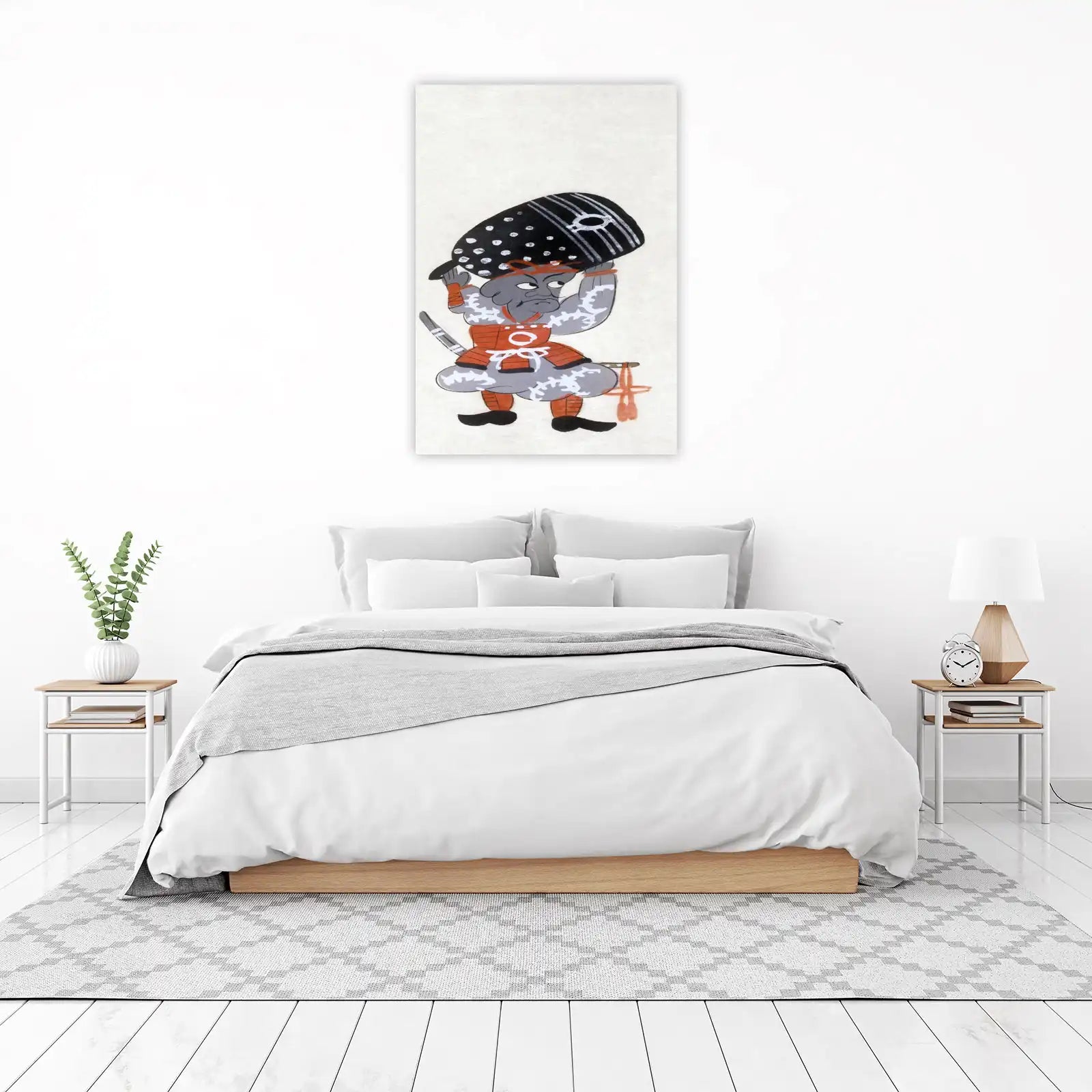 Unique Samurai Warrior Japanese Art Wall Art