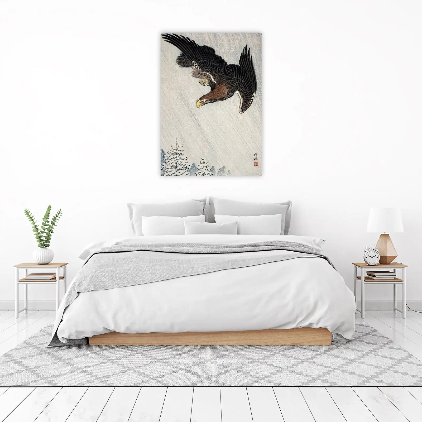Majestic Eagle Descending Wall Art - Wildlife Art