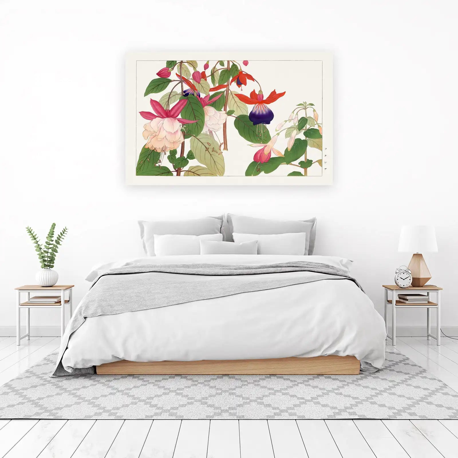 Vibrant Fuchsia Botanical Art Wall Art