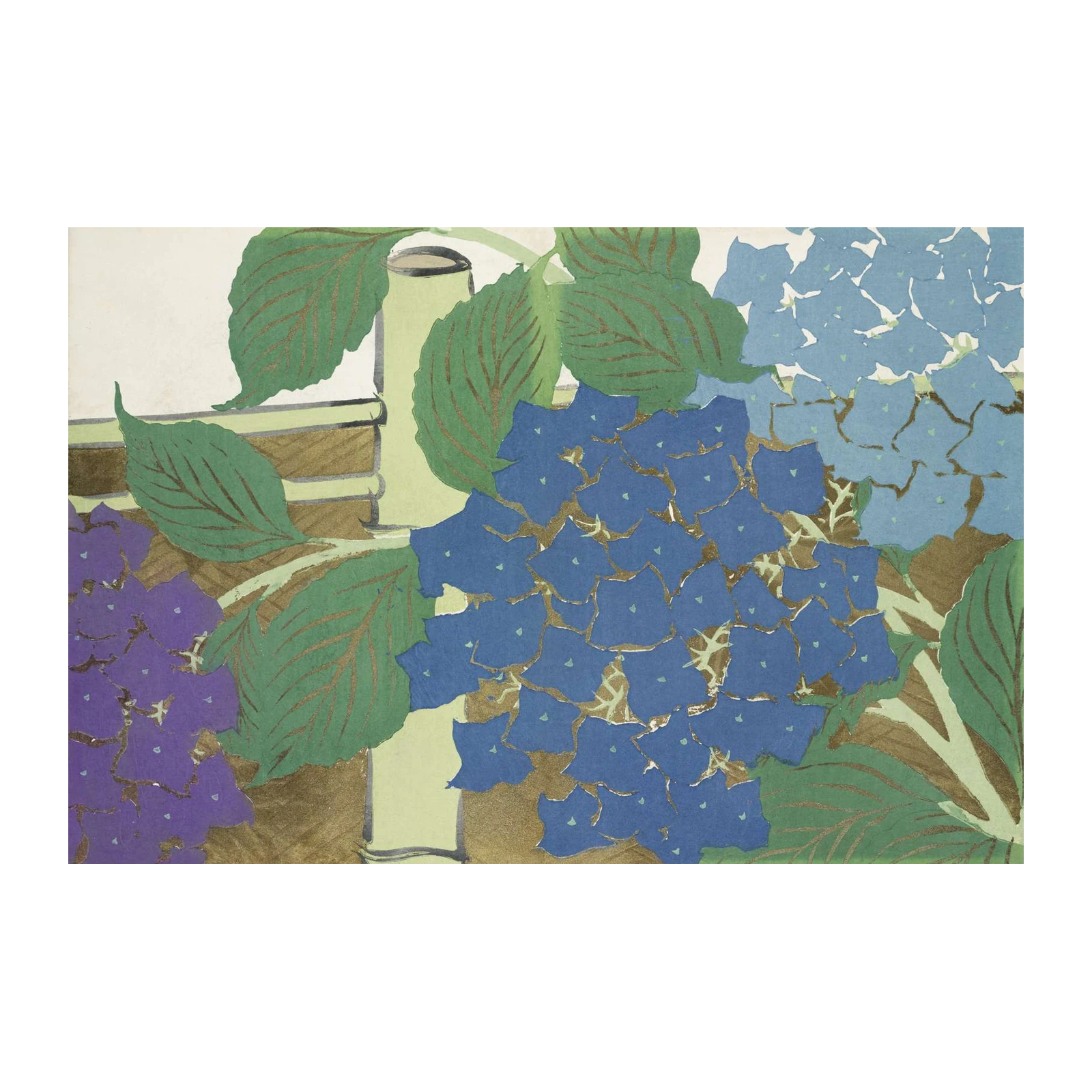 Vibrant Hydrangeas Wall Art Wall Art