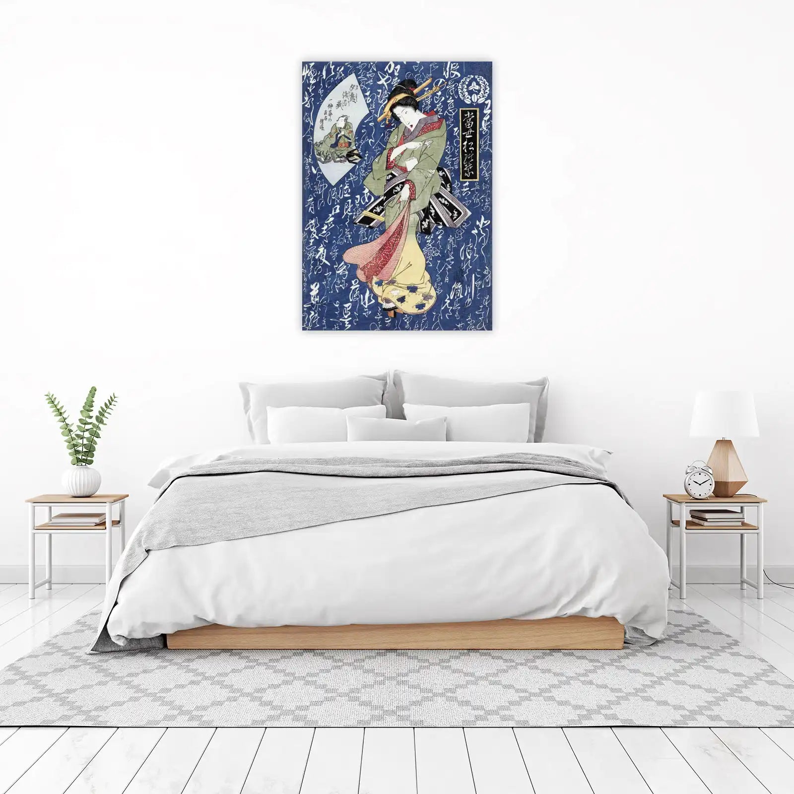 Elegant Geisha Japanese Art Wall Art