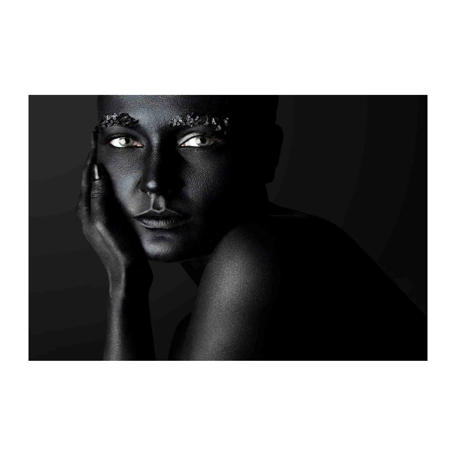 Mystic Black Face Luxury Wall Art Wall Art