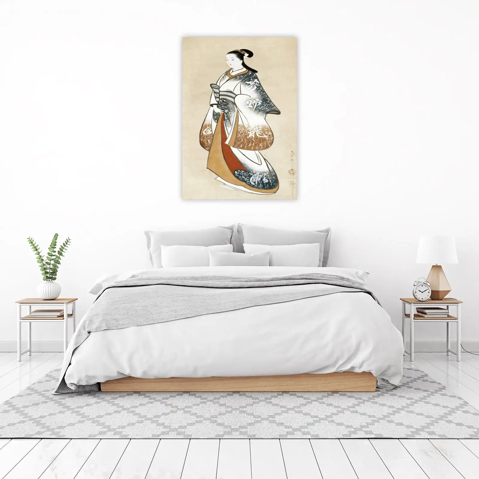 Elegant Geisha Wall Art - Japanese Woman Wall Art