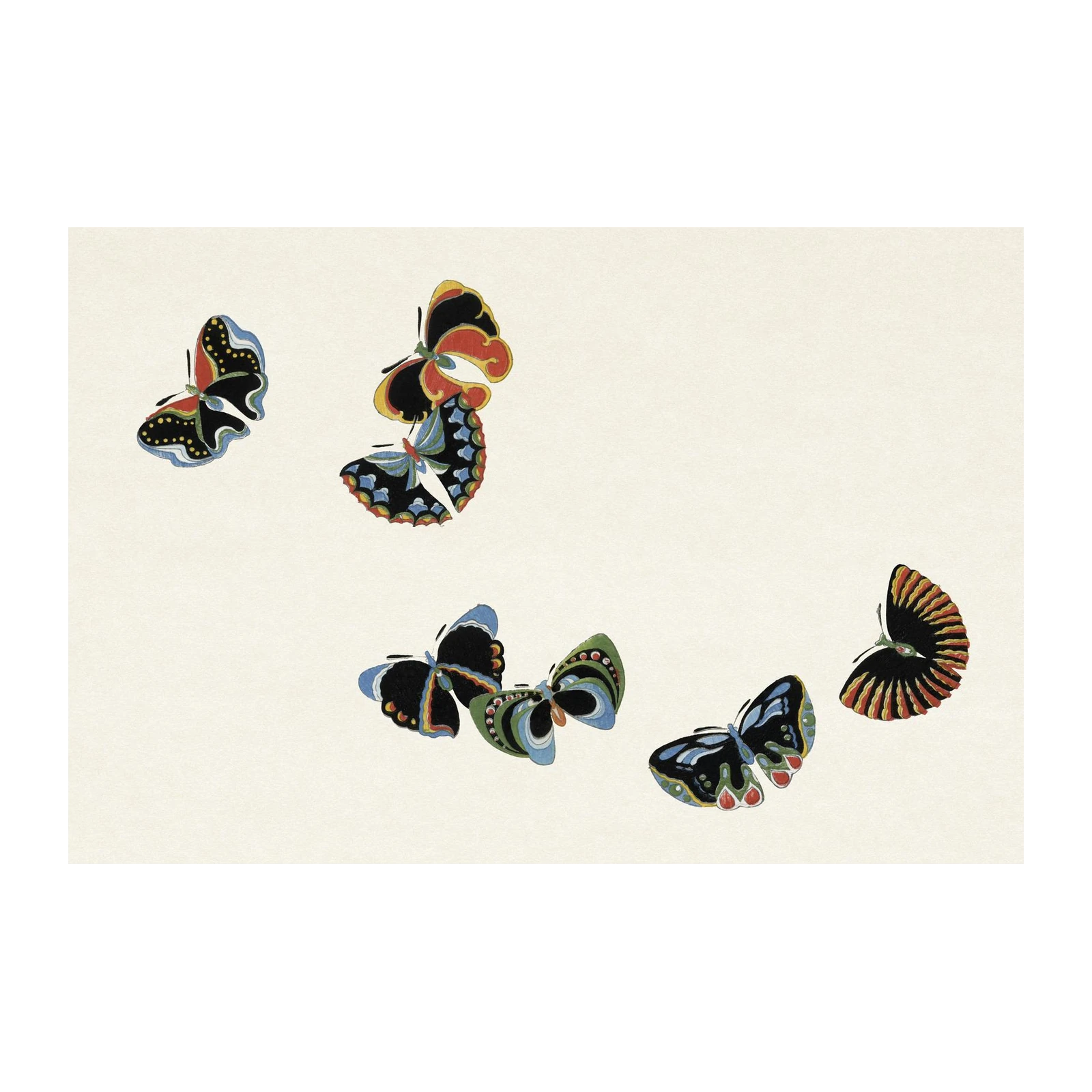 Vintage Butterfly Wall Art Wall Art