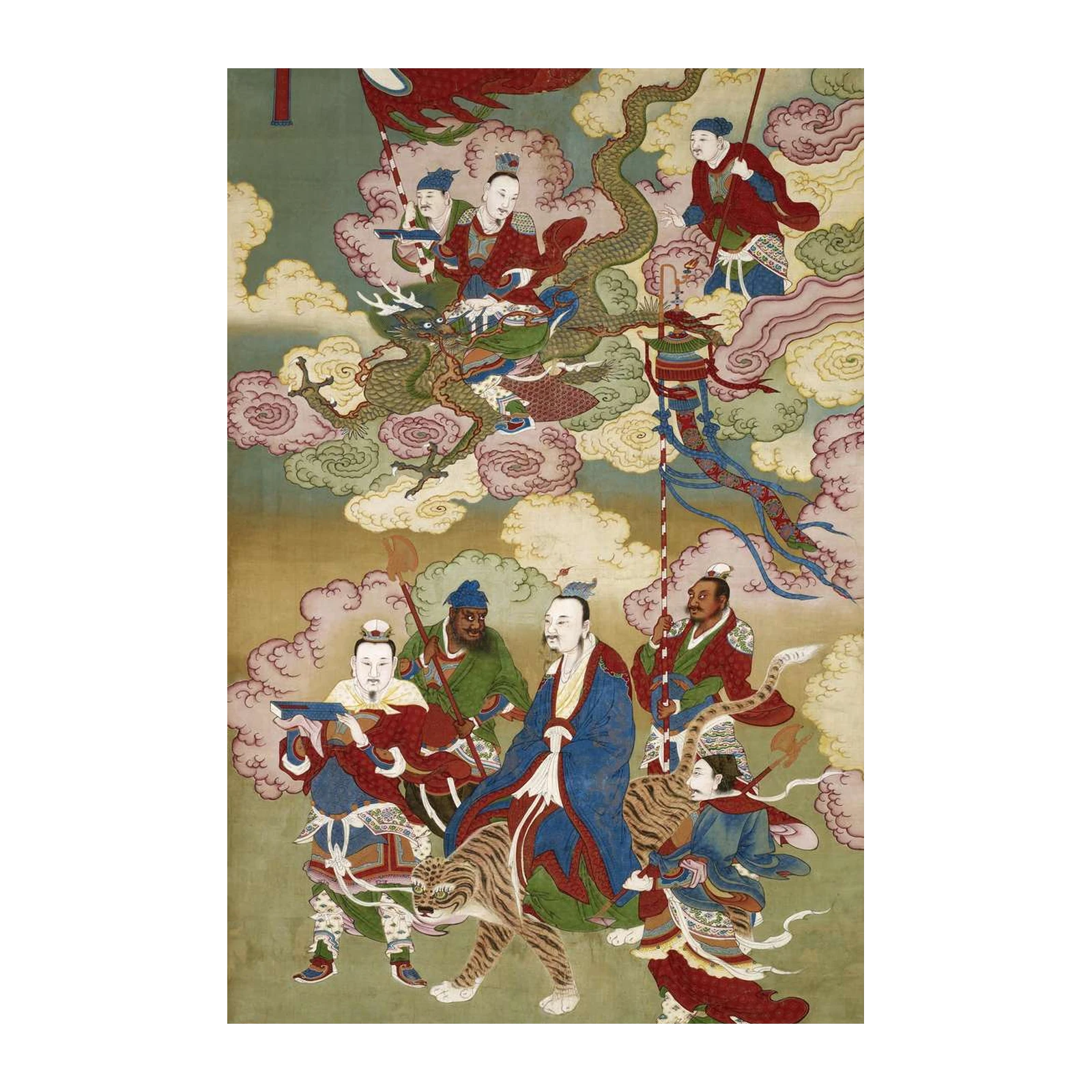 Emperor's Dragon Procession Wall Art