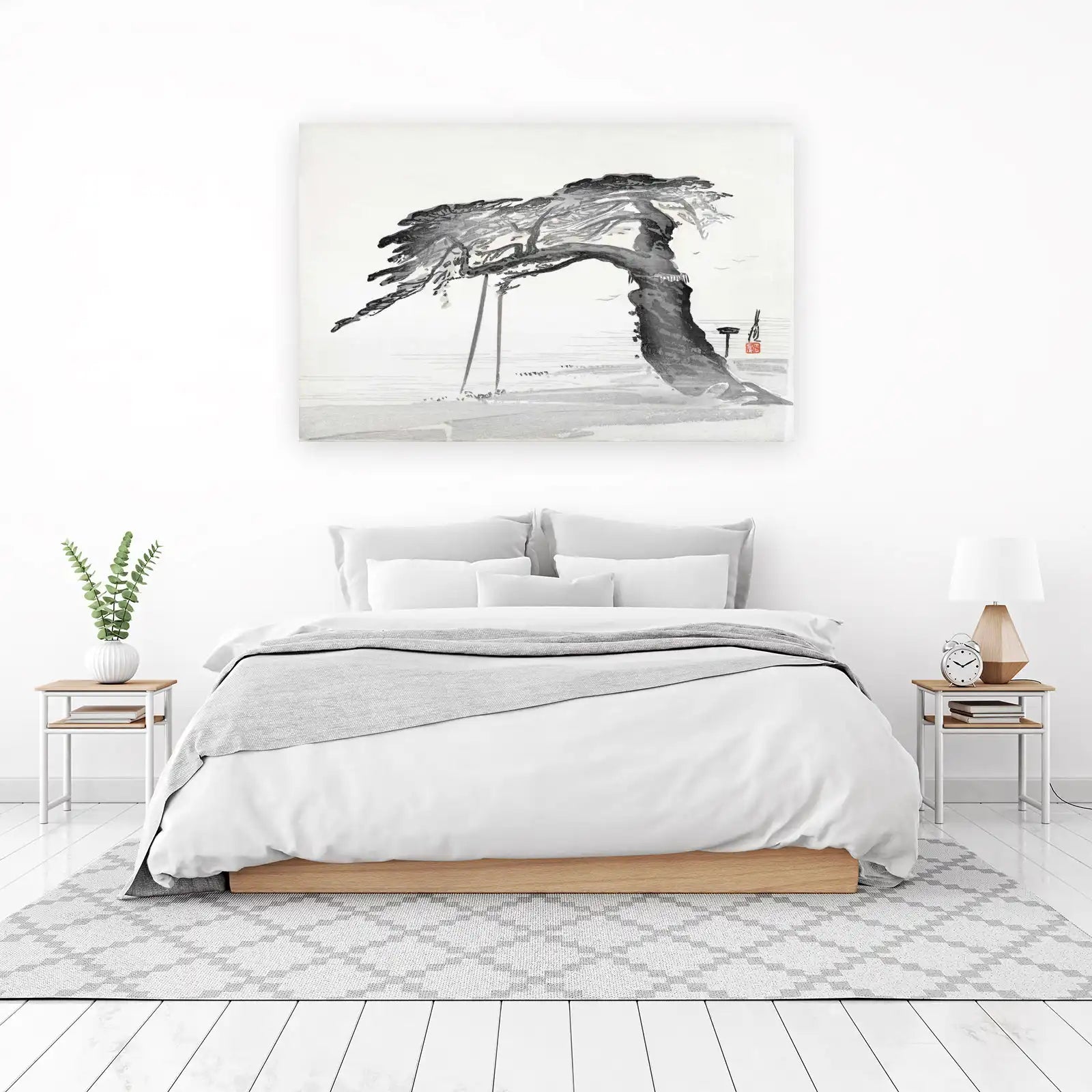 Serene Windswept Pine Wall Art