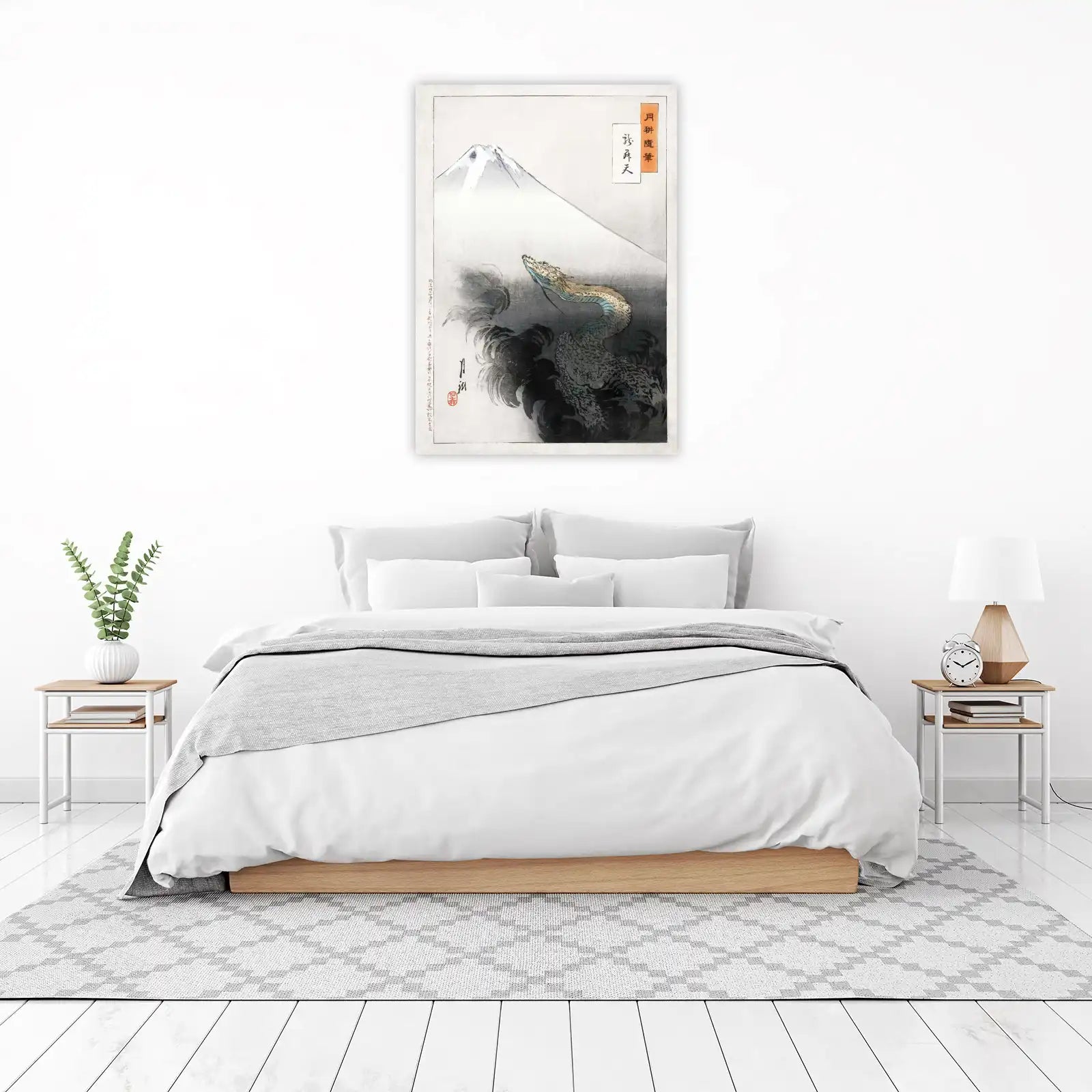 Mysterious Dragon & Mt. Fuji Wall Art