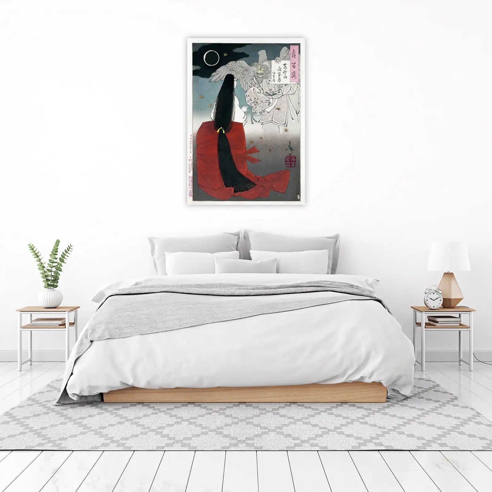 Mythical Japanese Yokai Encounter Wall Art