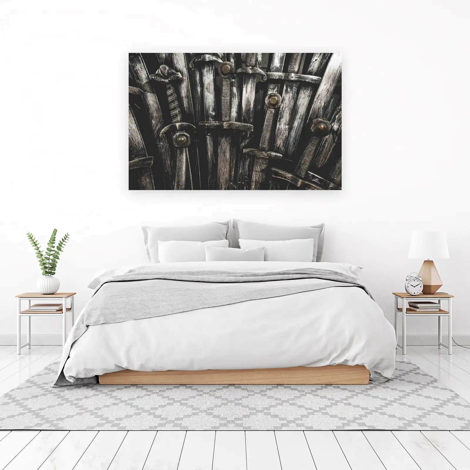 Epic Sword Throne Wall Art