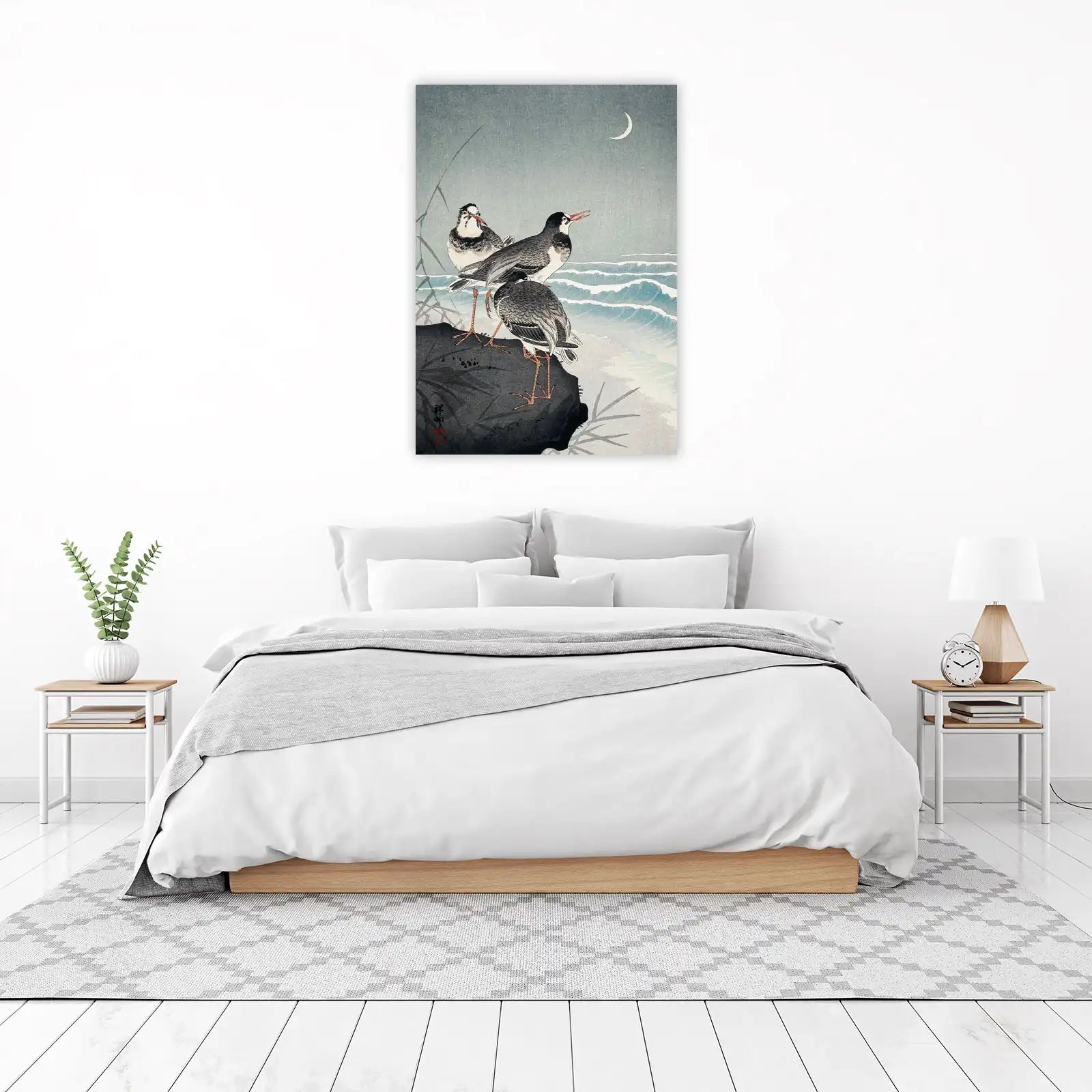 Tranquil Birds by the Sea Wall Art