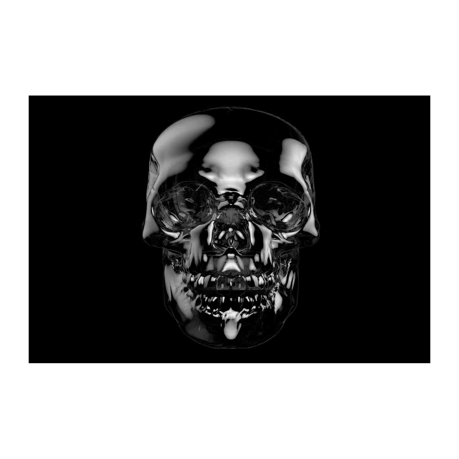 Crystal Skull Art - Modern Gothic Wall Art