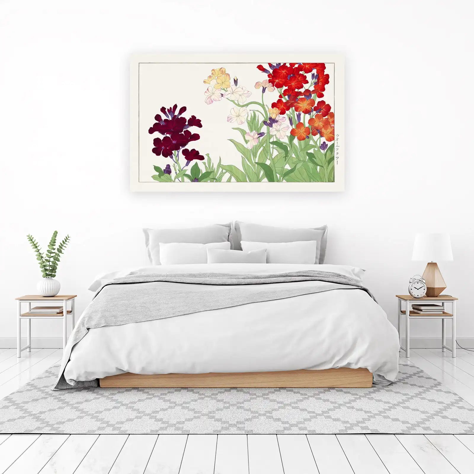 Vibrant Floral Wallflower Wall Art