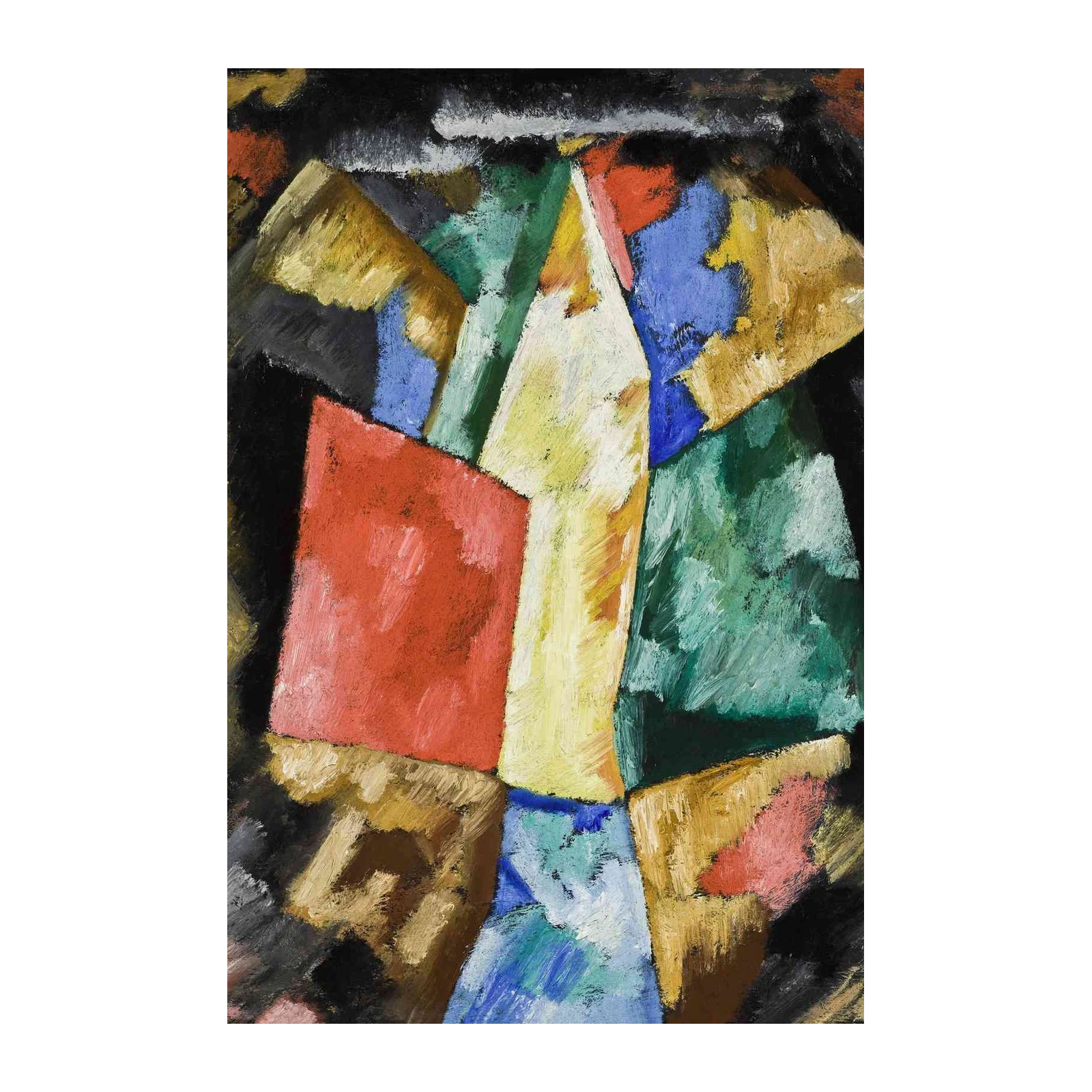 Abstract Geometric Energy Wall Art